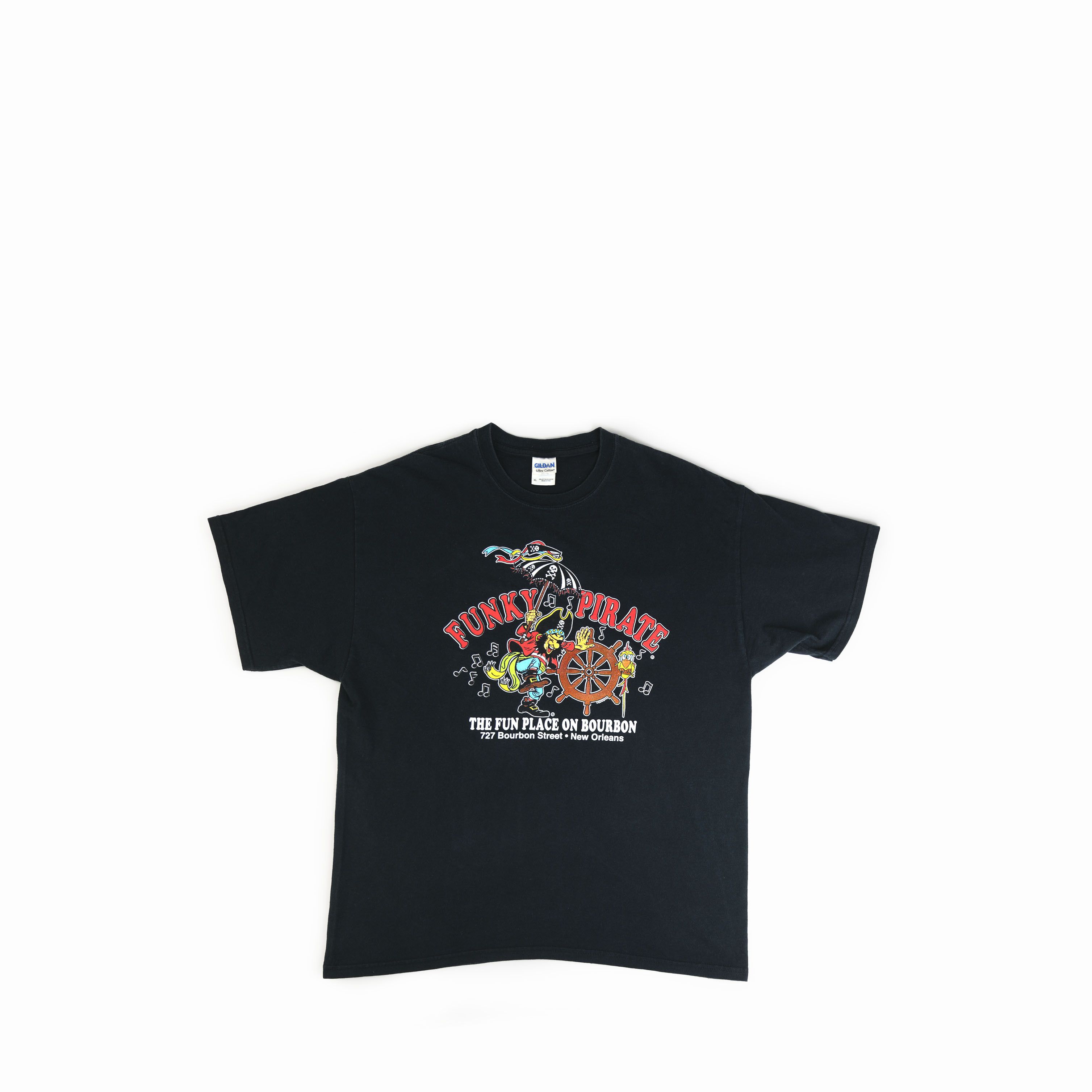 Gildan Vintage 2000's New Orleans Place On Bourbon Tee Shirt Size US XL / EU 56 / 4 - 1 Thumbnail