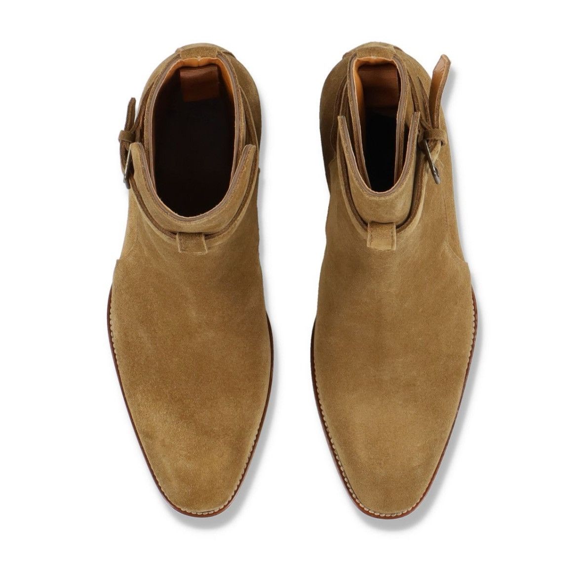 Saint Laurent Paris Saint Laurent Tan Suede Wyatt 30 Jodhpur Boots