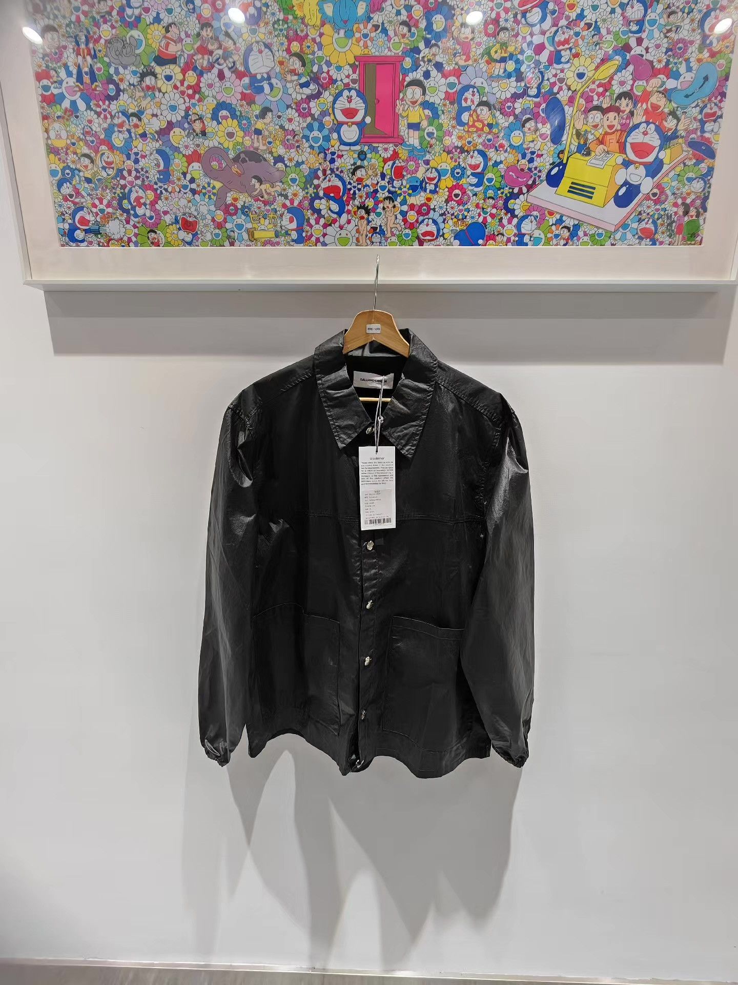 John Galliano Galliano Landor Black Coated Coach Jacket Q15 Size US M / EU 48-50 / 2 - 1 Thumbnail