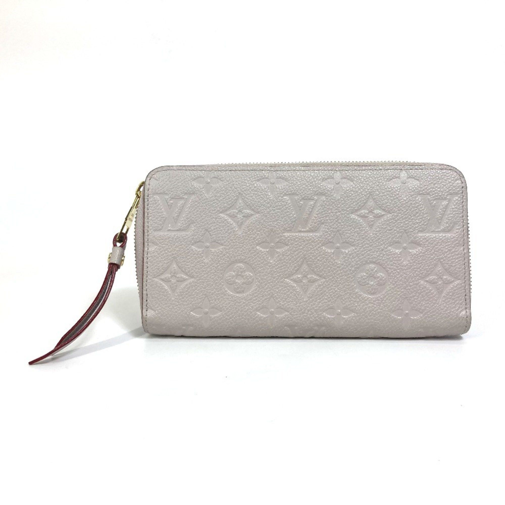 Louis Vuitton LOUIS VUITTON M69142 Monogram Empreinte Zippy Wallet, Leather, Women's, Blue Grey Size ONE SIZE - 1 Thumbnail