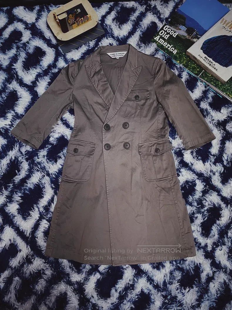 Comme des Garcons Comme des Garcons Double-breasted Gun Collar Coat Size S / US 4 / IT 40 - 1 Thumbnail