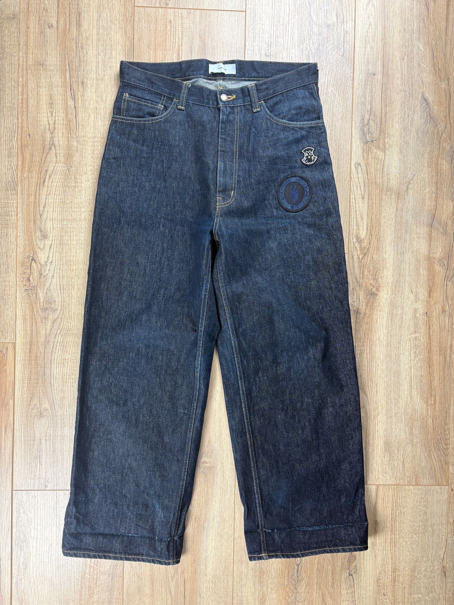 Facetasm Facetasm Wide Leg Jeans Indigo Size US 32 / EU 48 - 1 Thumbnail