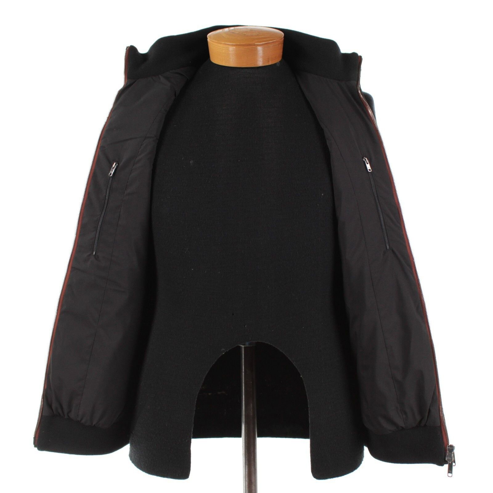 Luciano Barbera Luciano Barbera Jacket Size M US In Black Polyester Size US M / EU 48-50 / 2 - 7 Thumbnail