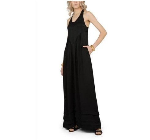 Tom Ford o1w1db10525 AB3386 Maxi Dress in Black Size S / US 4 / IT 40 - 2 Thumbnail