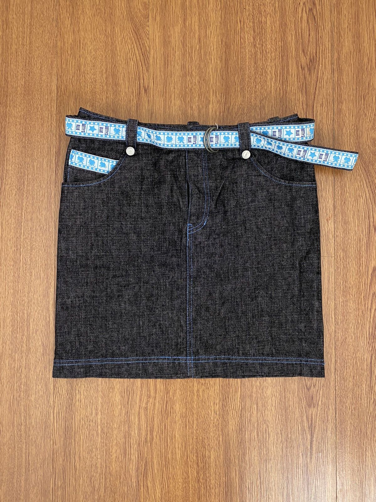 Angel Blue × Hysteric Glamour × Japanese Brand Bettys's Blue by shinji abe denim skirt Size 28" / US 6 / IT 42 - 2 Thumbnail