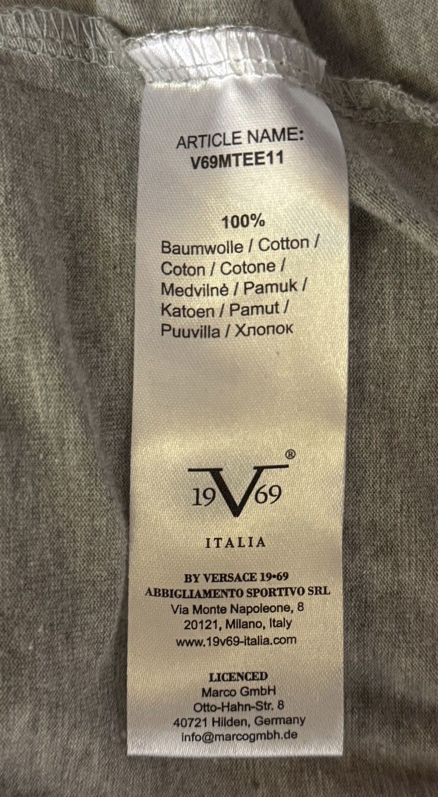 Versace T-shirt Versace 19v69 Size US L / EU 52-54 / 3 - 4 Thumbnail