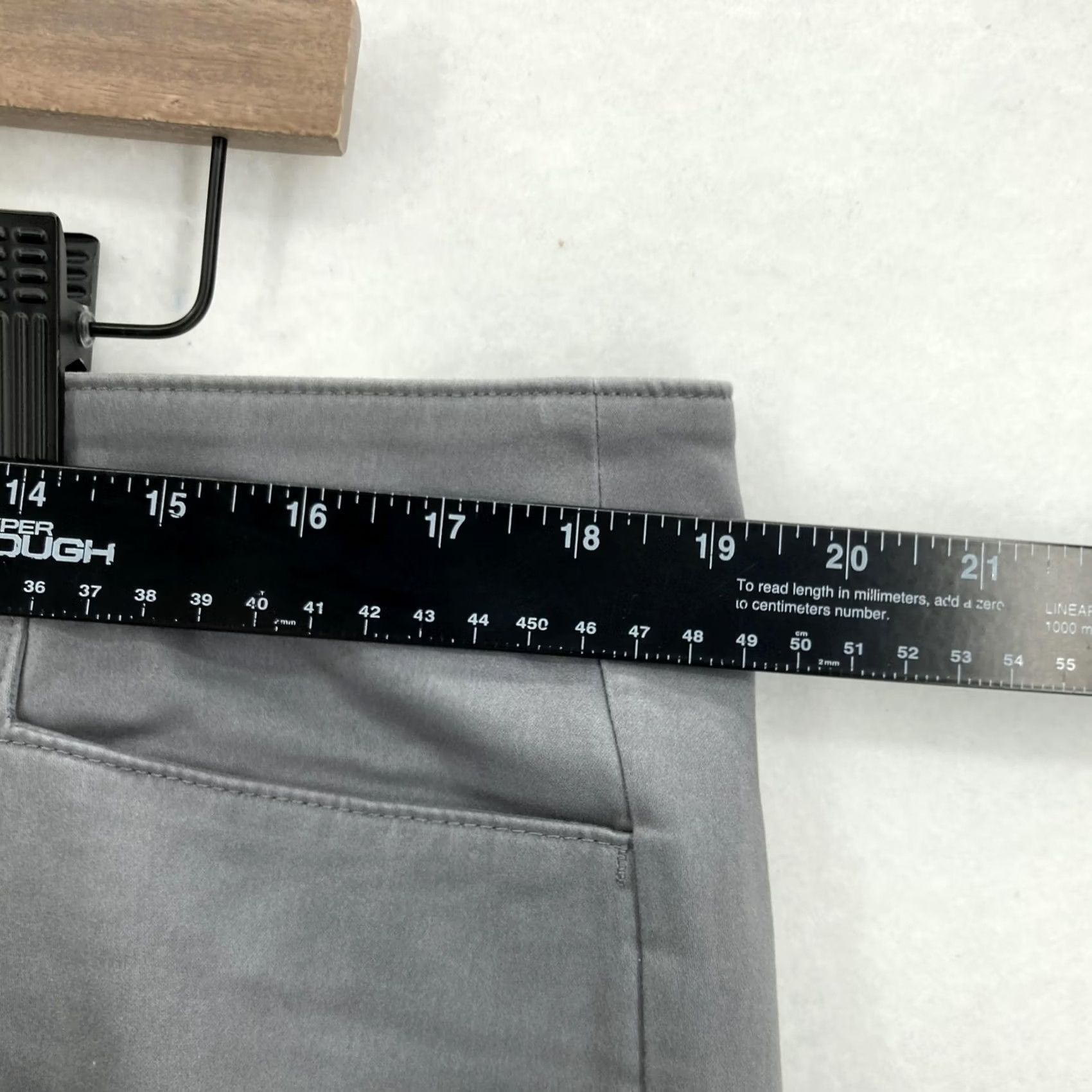 Loft VINTAGE LOFT Outlet Pants Womens 16 Gray Slim Straight Chino Stretch Twill Office Career Size 38" / US 16 / IT 52 - 7 Thumbnail