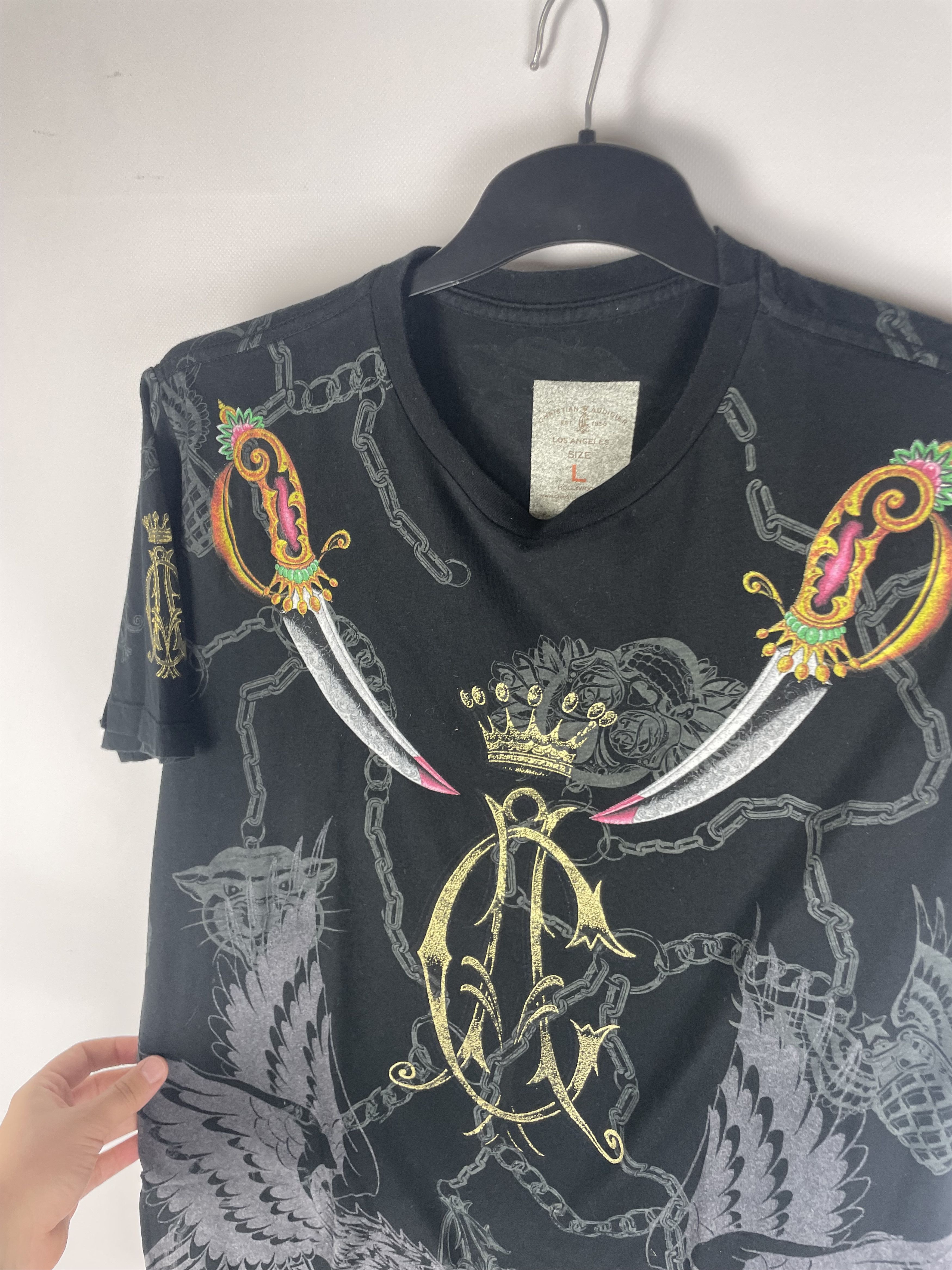 Christian Audigier Christian Audigier T-Shirts Size US L / EU 52-54 / 3 - 5 Thumbnail