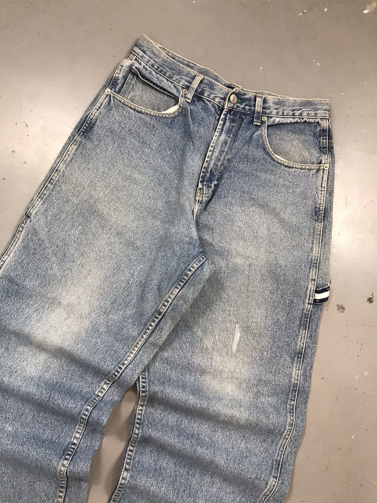 Tommy Hilfiger × Vintage Vintage Tommy Hilfiger baggy carpenter denim Size US 32 / EU 48 - 4 Thumbnail