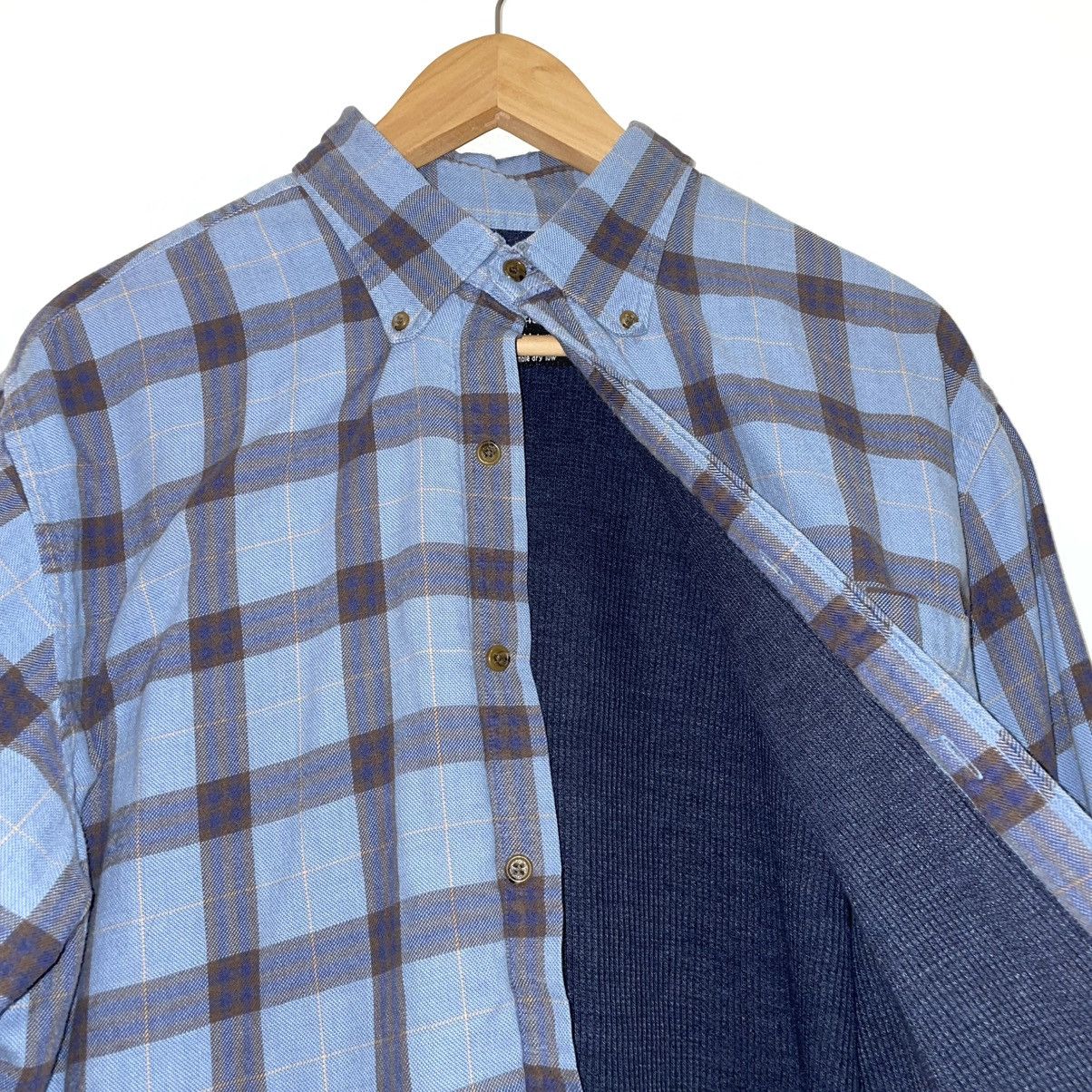 Vintage Grit Iron Grunge Thermal Lined Flannel Size US XL / EU 56 / 4 - 1 Thumbnail