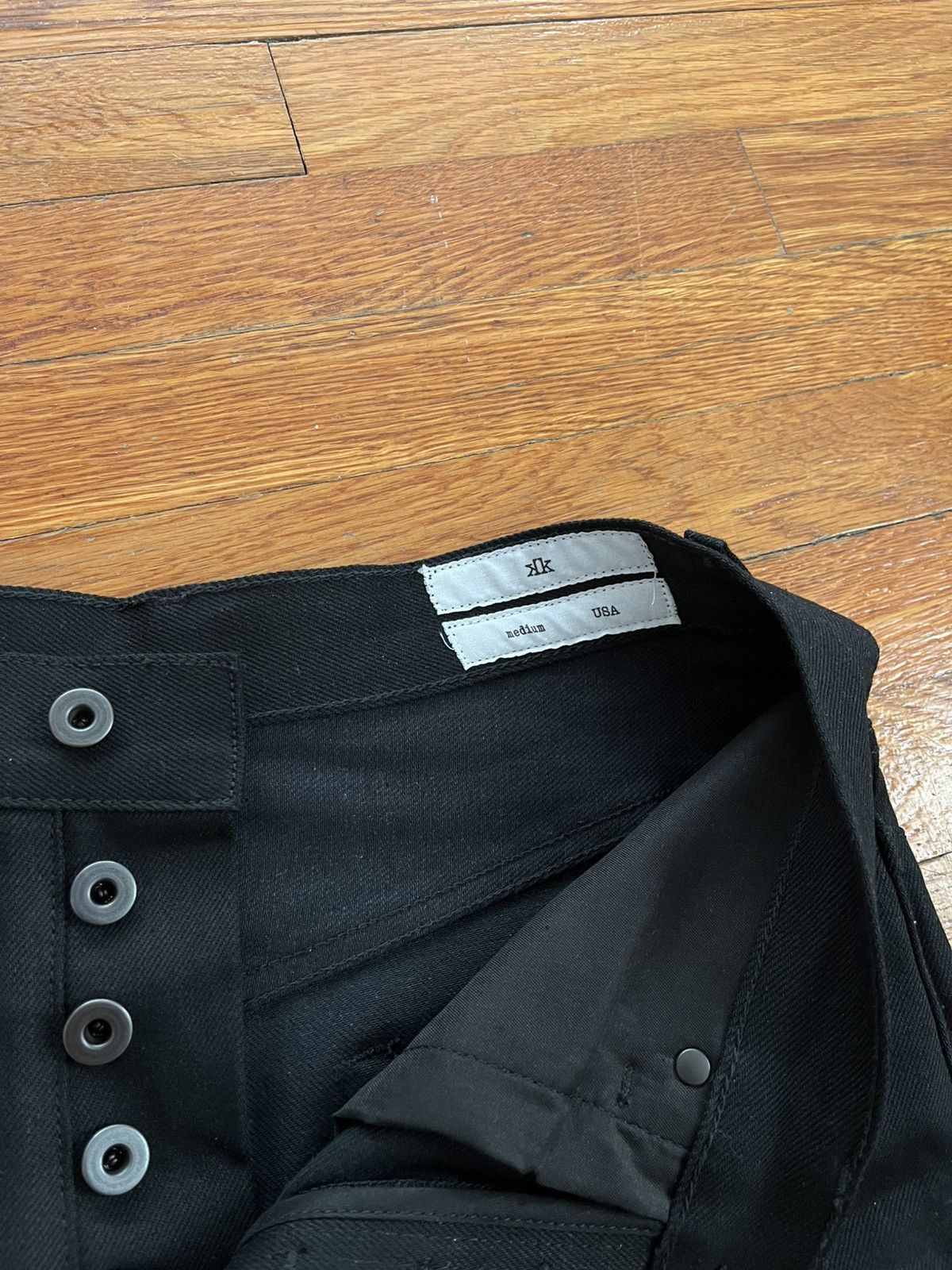 K-Two Studios K-Two Studios 14.5oz Black Bootcut Selvedge Heavy Denim Size US 32 / EU 48 - 2 Thumbnail