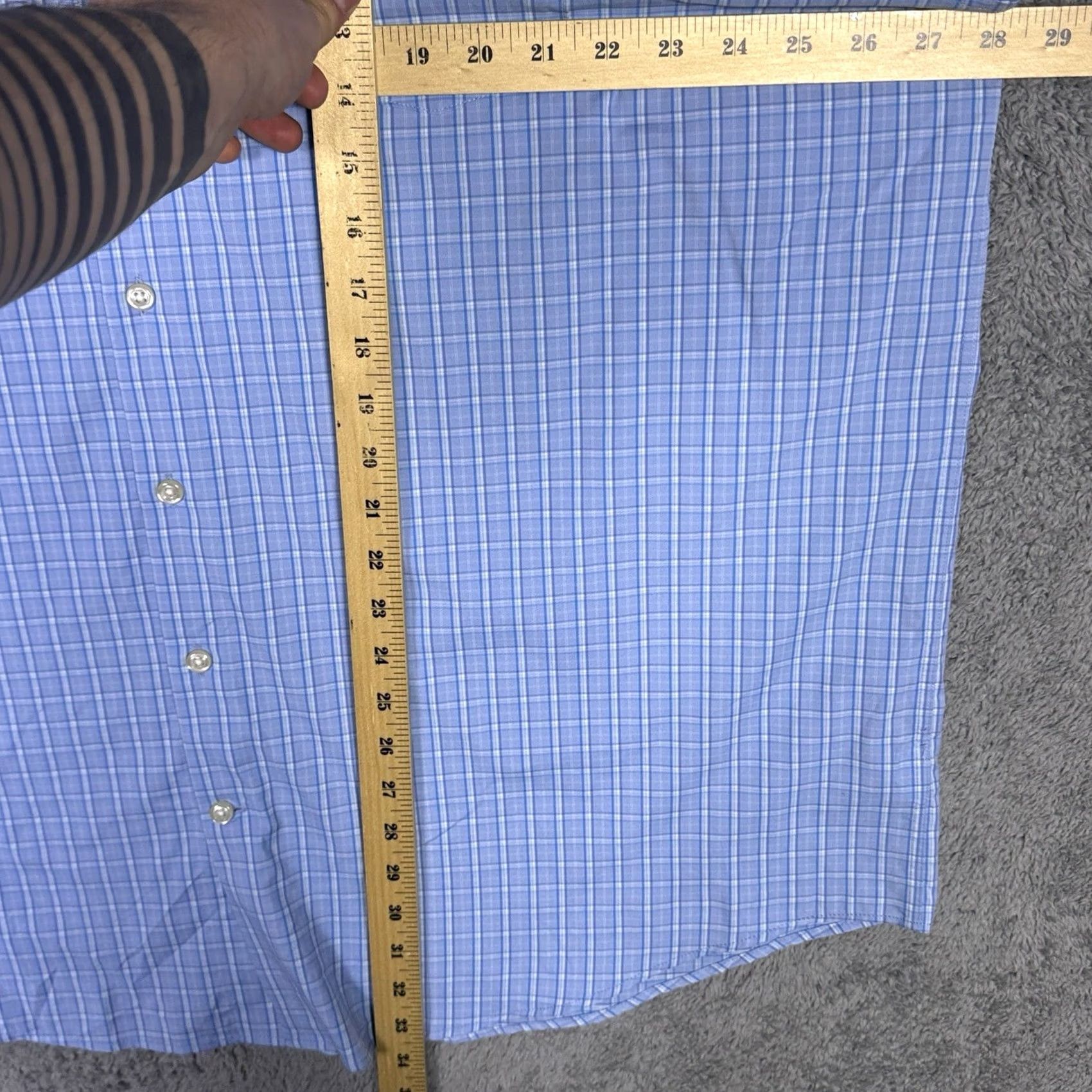 Peter Millar Peter Millar Shirt Mens 2XL Summer Comfort Performance WIndowpane Check - Luxury Size US XXL / EU 58 / 5 - 7 Thumbnail