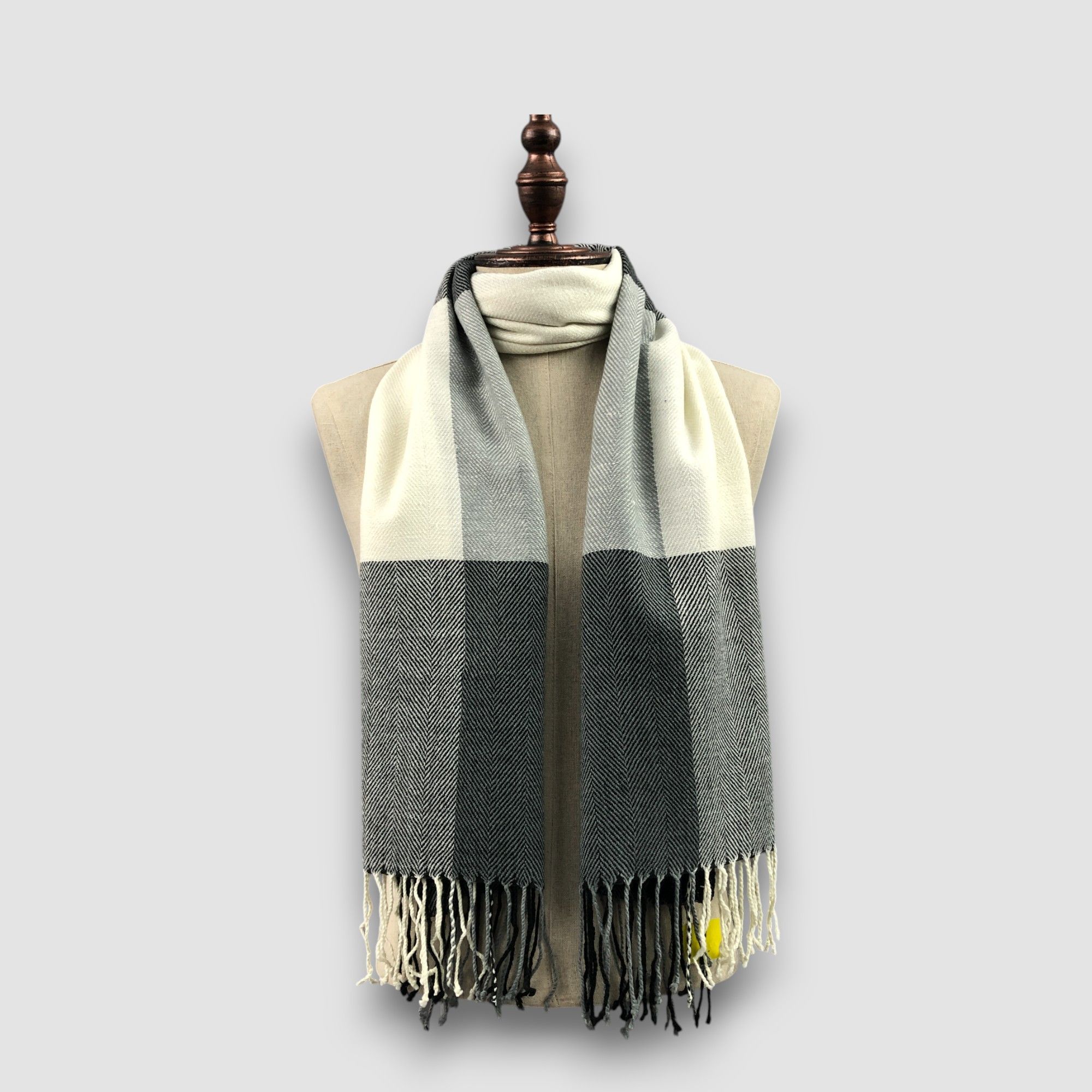 PPFM Vintage PPFM Scarf Large Wool Winter Ribbed Knit Scarves Size ONE SIZE - 2 Thumbnail