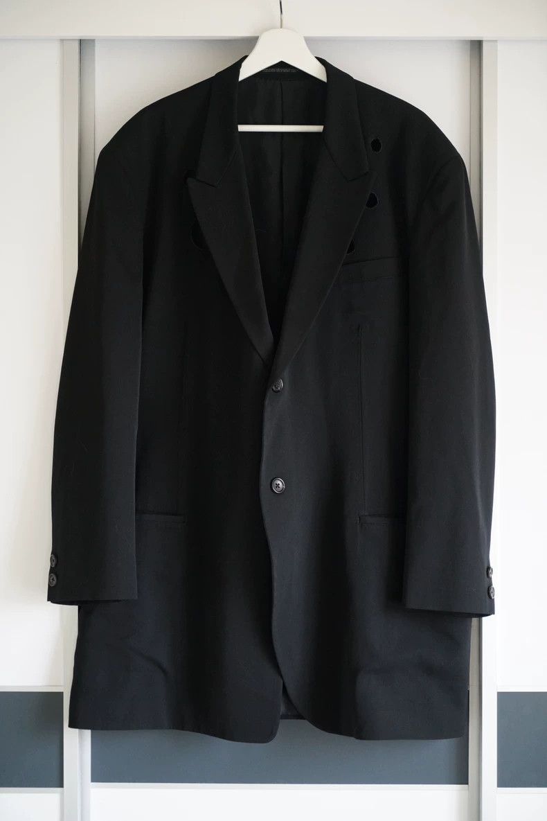Yohji Yamamoto Yohji Yamamoto size s 92ss Eclipse Cutout Suit 2501-Nextarr Size 38R - 2 Thumbnail