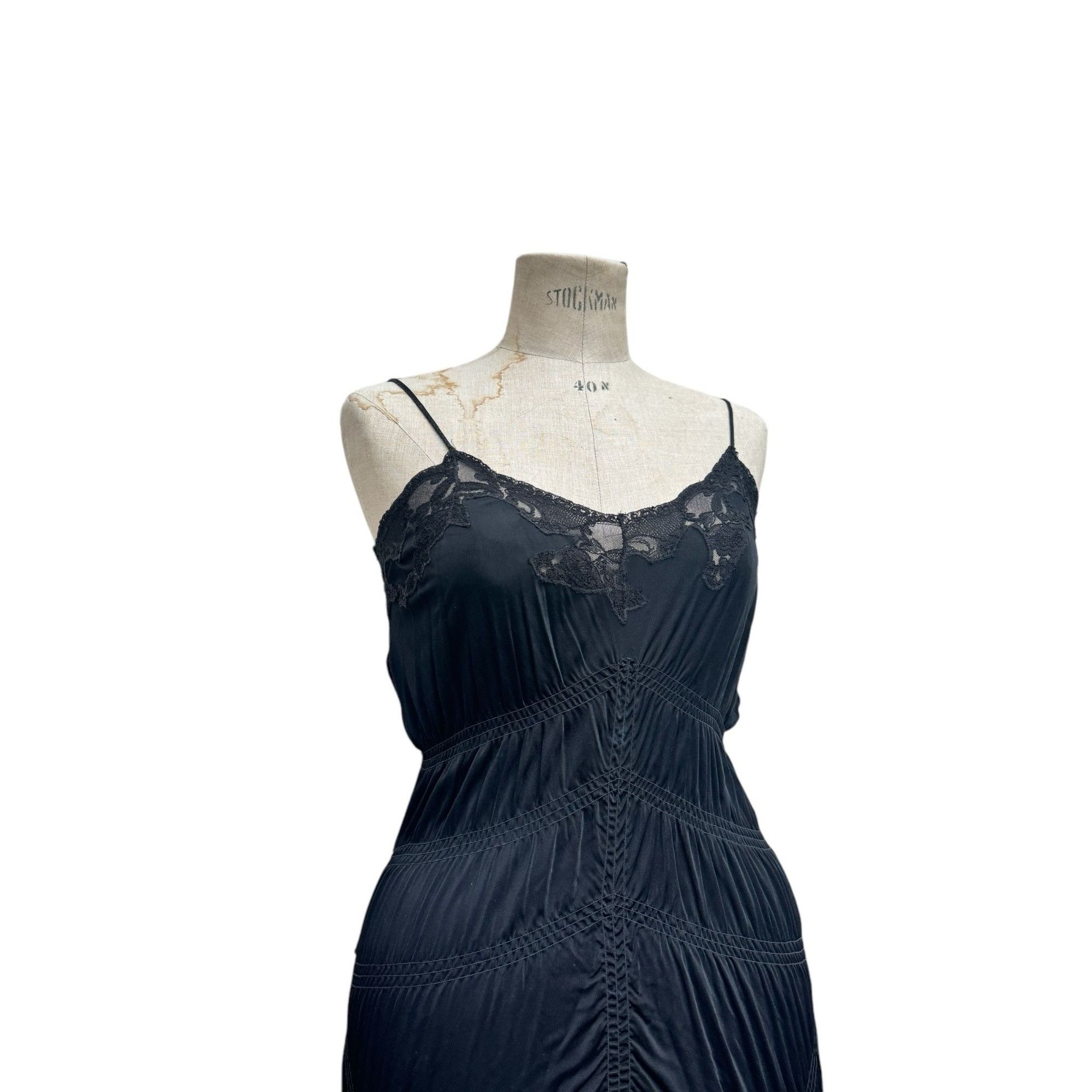 Jean Paul Gaultier Rare 1990s Black Sculptural draped Dress Size S / US 4 / IT 40 - 2 Thumbnail