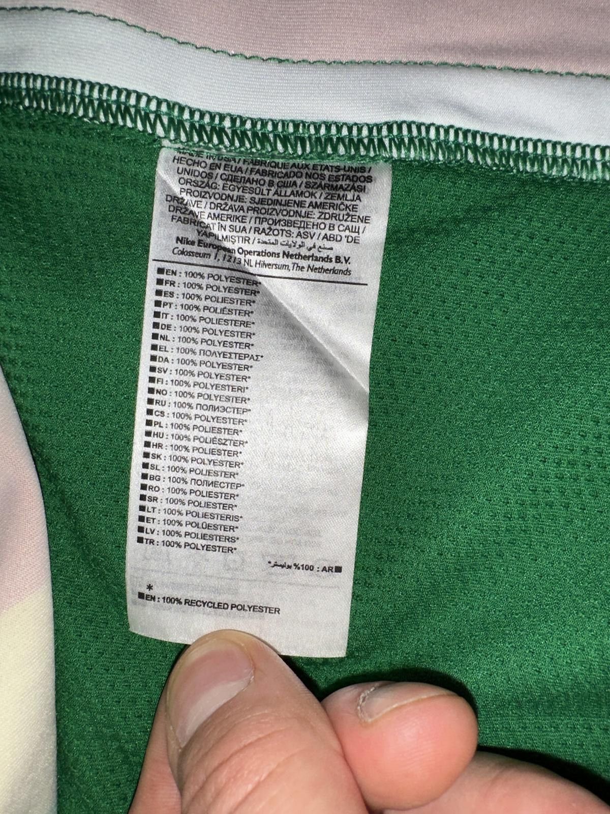 Nike Nike Men’s 2020 Olympic Basketball Green Team Issue White Jersey Size US L / EU 52-54 / 3 - 8 Thumbnail
