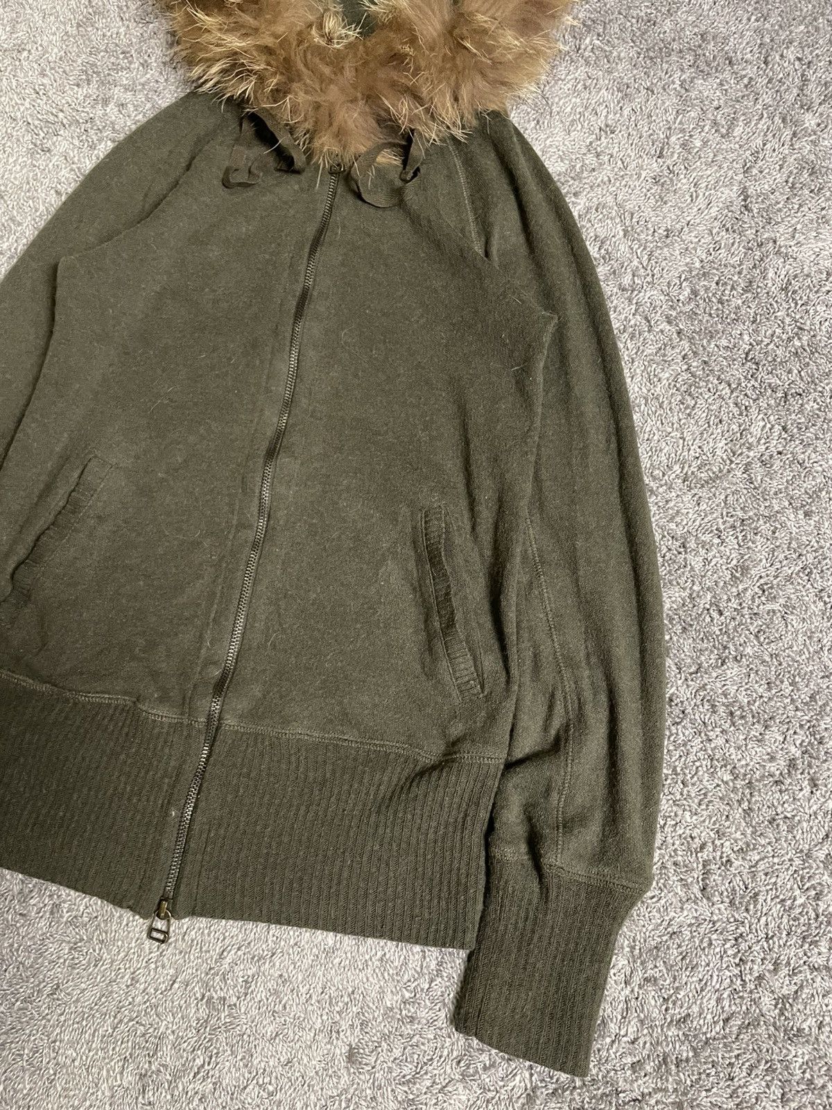 GOA GOA Fur Double Zipper Hoodie Size US XS / EU 42 / 0 - 5 Thumbnail