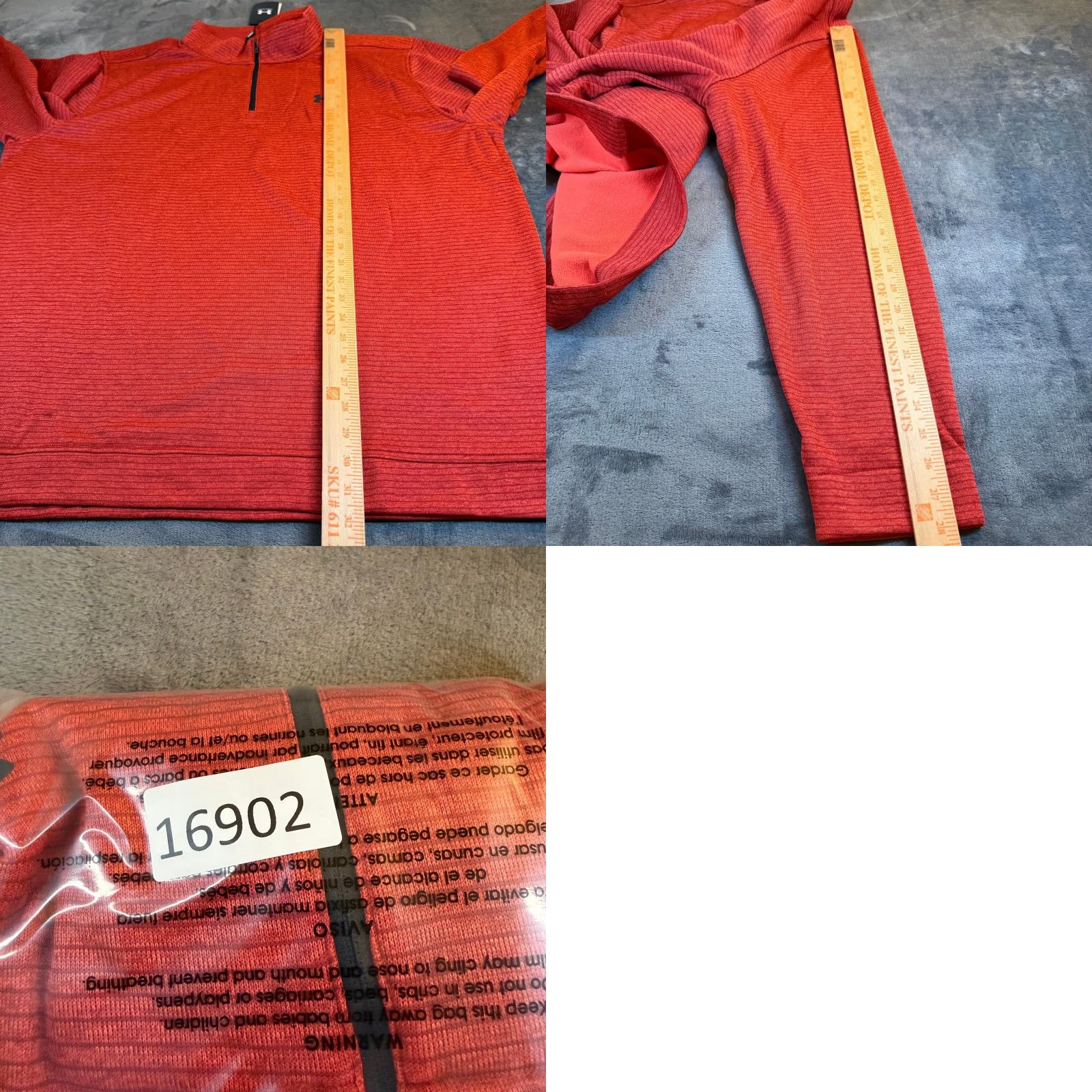 Under Armour Under Armour Storm Red Quarter Zip Sweater Fleece Golf Mens 4XL XXXXL NWT Size US XXL / EU 58 / 5 - 8 Thumbnail