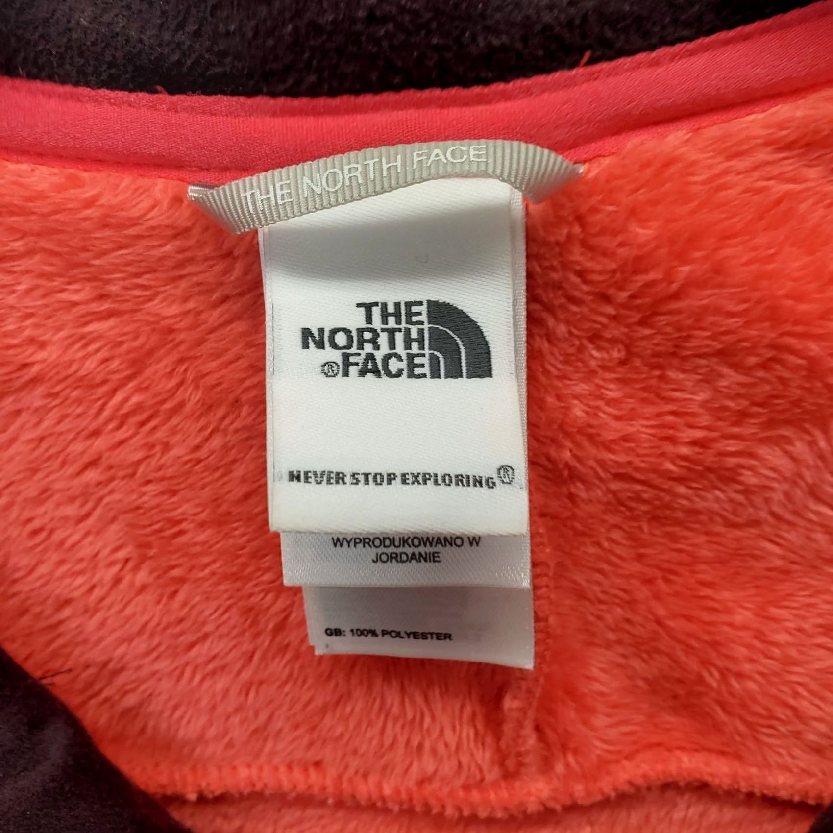 The North Face The North Face Womens Jacket Red 1/4 Zip Thick Fleece Long Sleeve L Regular Size L / US 10 / IT 46 - 6 Thumbnail
