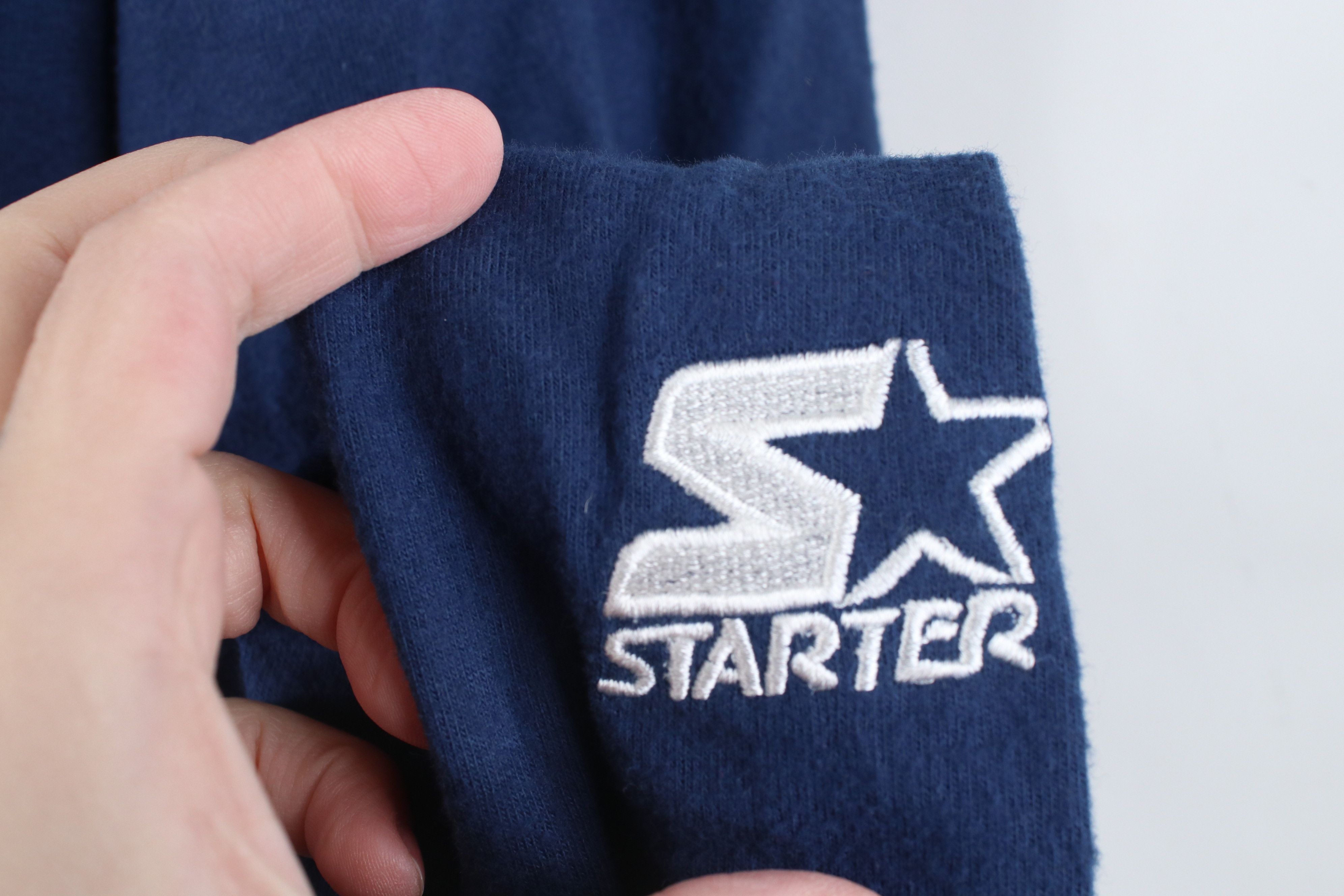 Starter Vintage 90s Starter University Mock Neck Long Sleeve T-Shirt Size US M / EU 48-50 / 2 - 6 Thumbnail