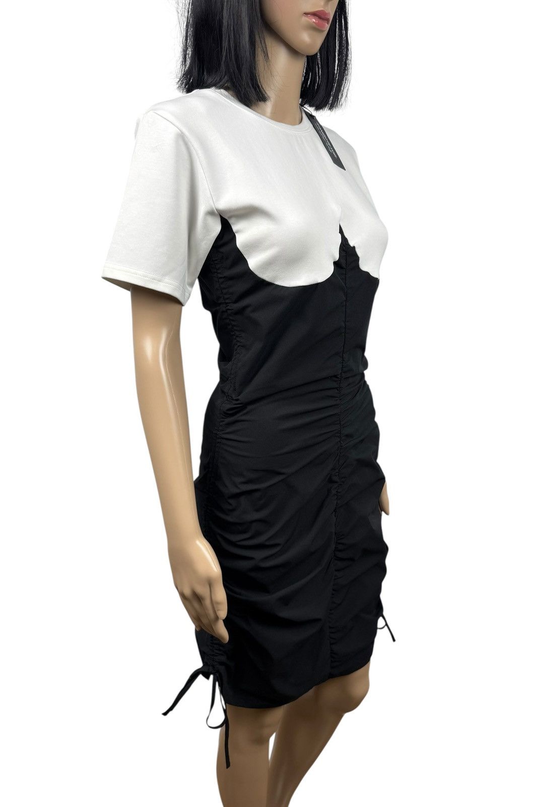 Maniere De Vior Maniere De Voir Ruched T-Shirt Dress Cotton size UK10 Size M / US 6-8 / IT 42-44 - 4 Thumbnail