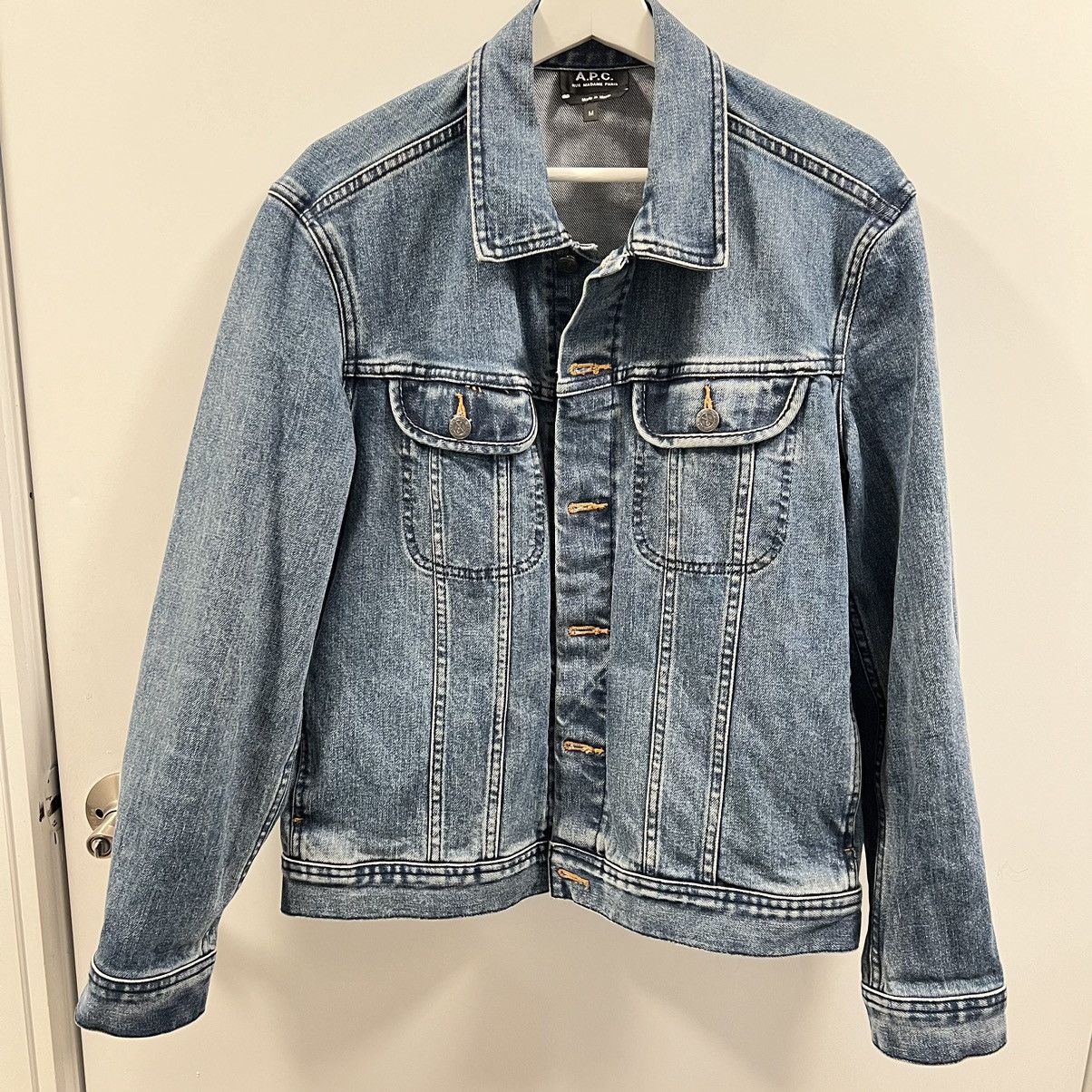 A.P.C. Like New APC mens denim jacket M Size US M / EU 48-50 / 2 - 10 Thumbnail