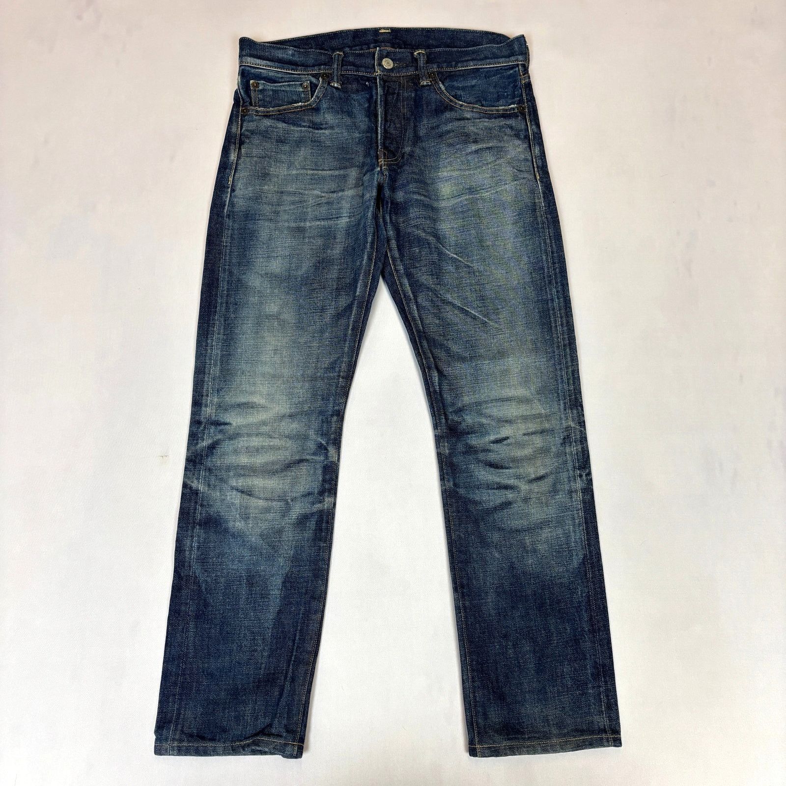 Fabric Brand & Co. Fabric Brand & Co Selvedge Denim Straight Leg Jeans 31x29 Size US 31 - 1 Thumbnail