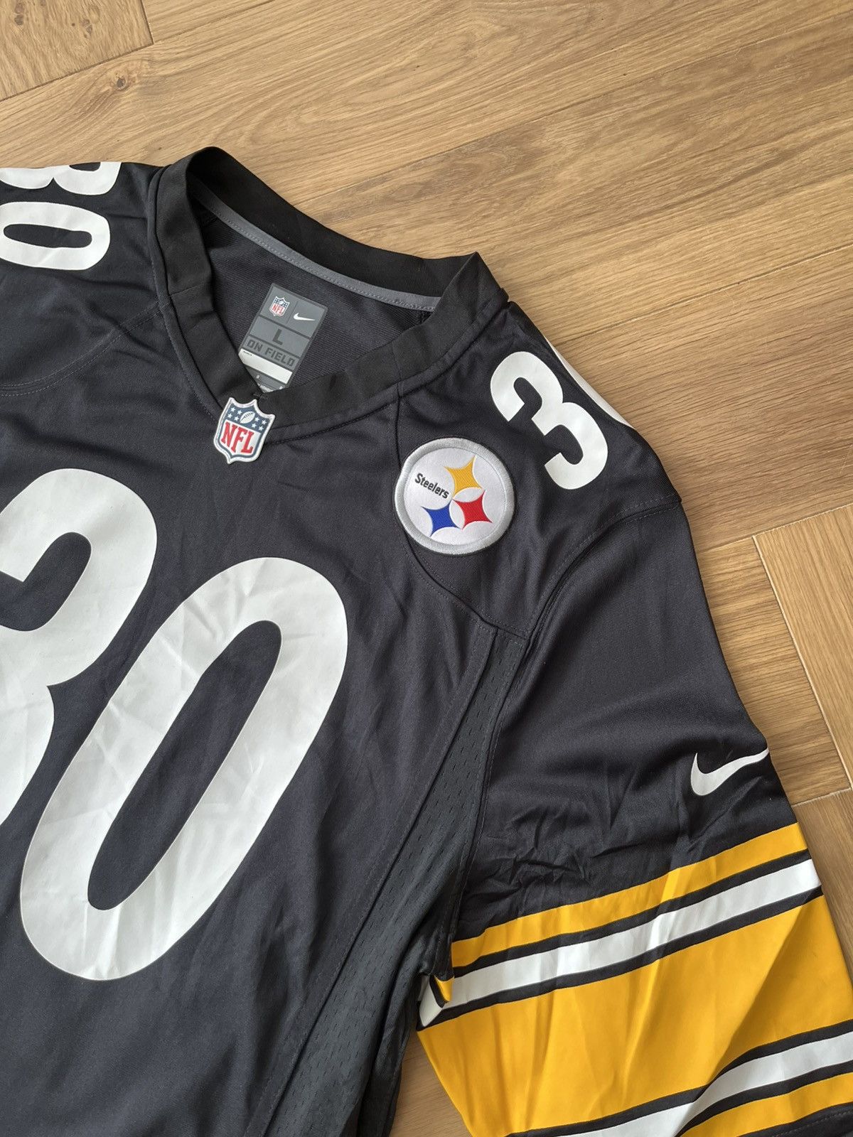 Nike Pittsburgh Steelers #30 James Conner NFL Jersey Men’s Size L Size US L / EU 52-54 / 3 - 4 Thumbnail