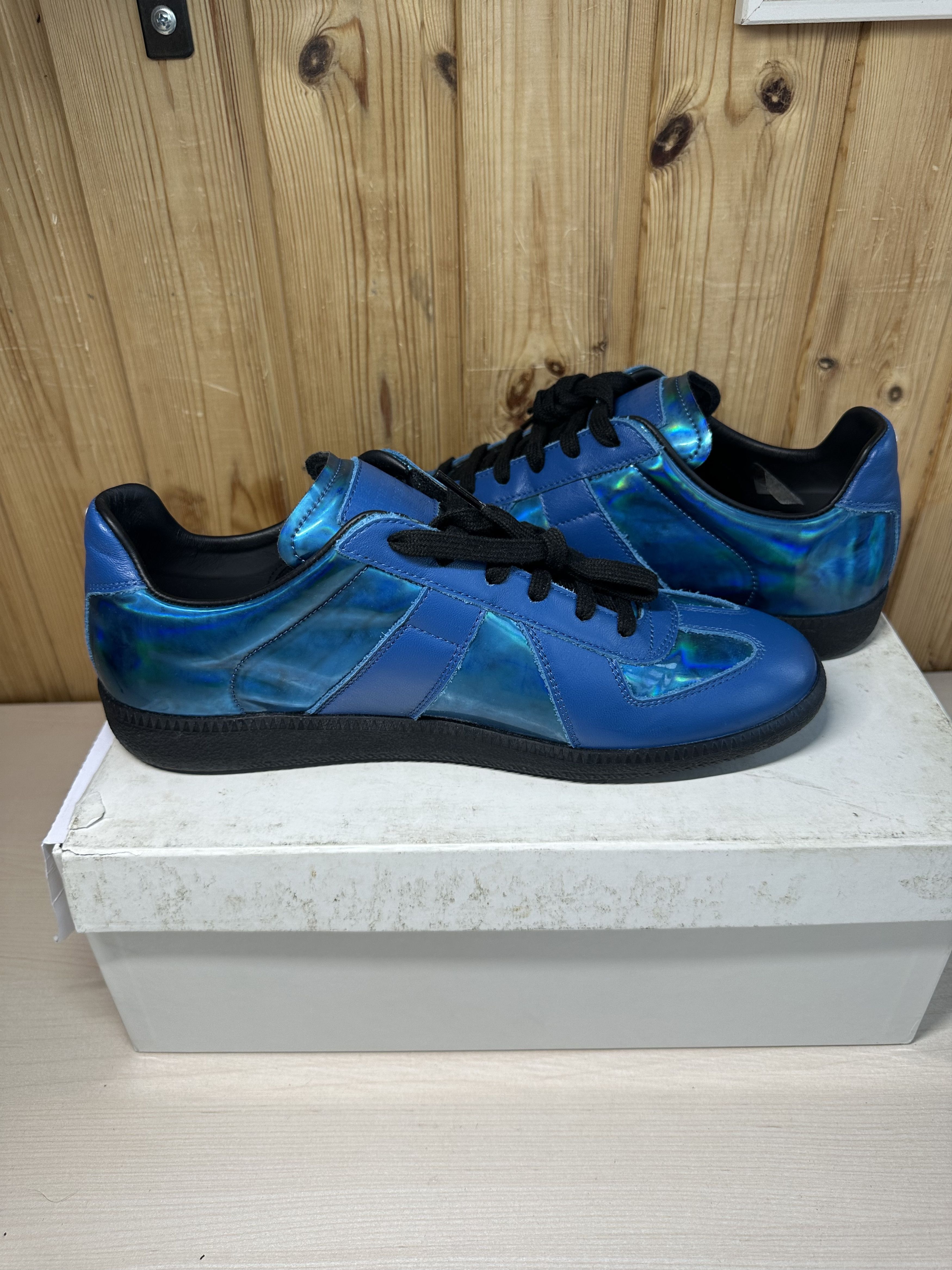 Maison Margiela Maison Margiela Gats Blue Iridescent Size US 9 / EU 42 - 6 Thumbnail
