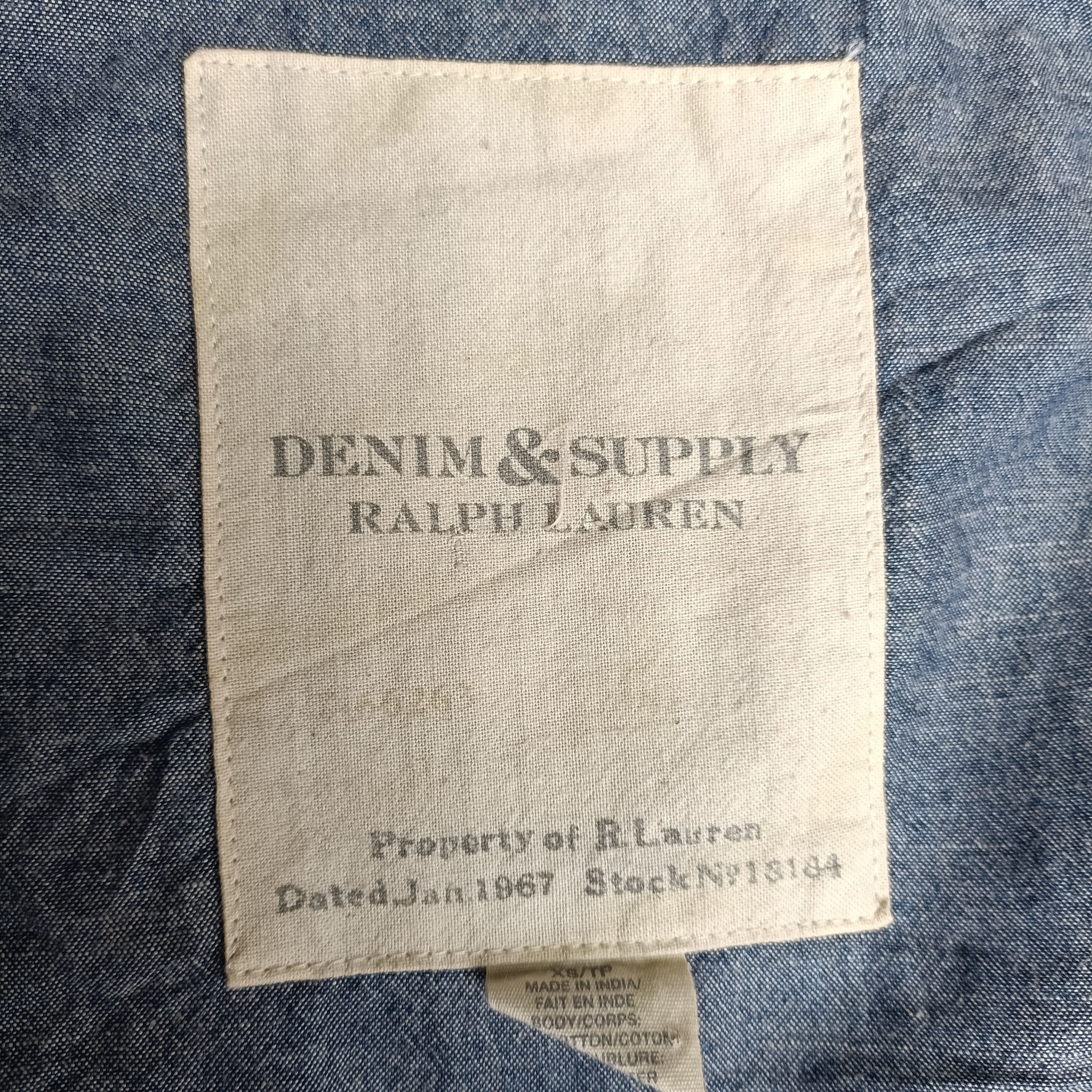 Denim & Supply Ralph Lauren × Indigo Vintage M65 Patchwork madras Jacket Size US S / EU 44-46 / 1 - 11 Thumbnail