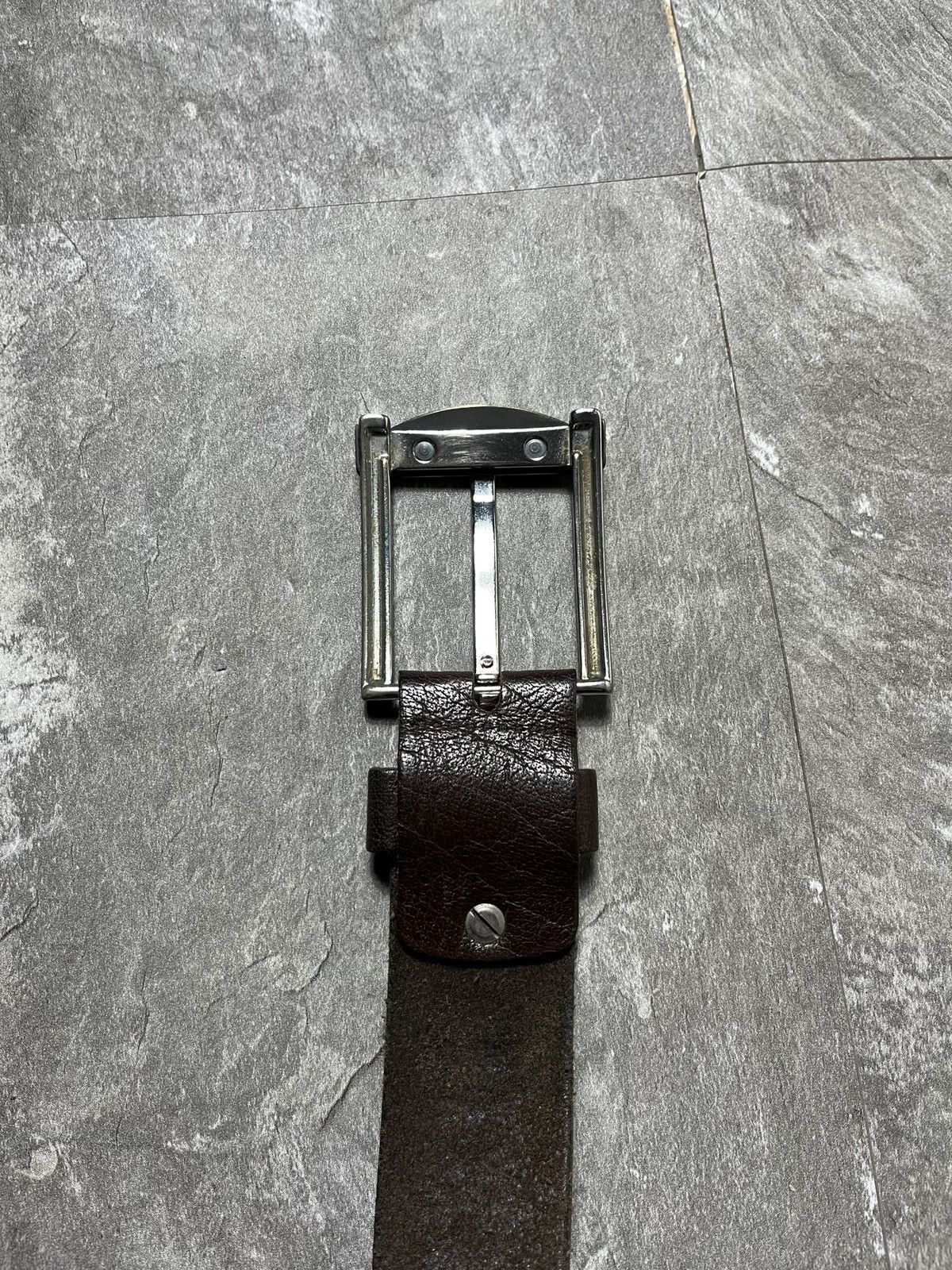 Diesel Vintage Diesel Leather Belt Monogram Big Logo Japanese Y2k Size ONE SIZE - 3 Thumbnail
