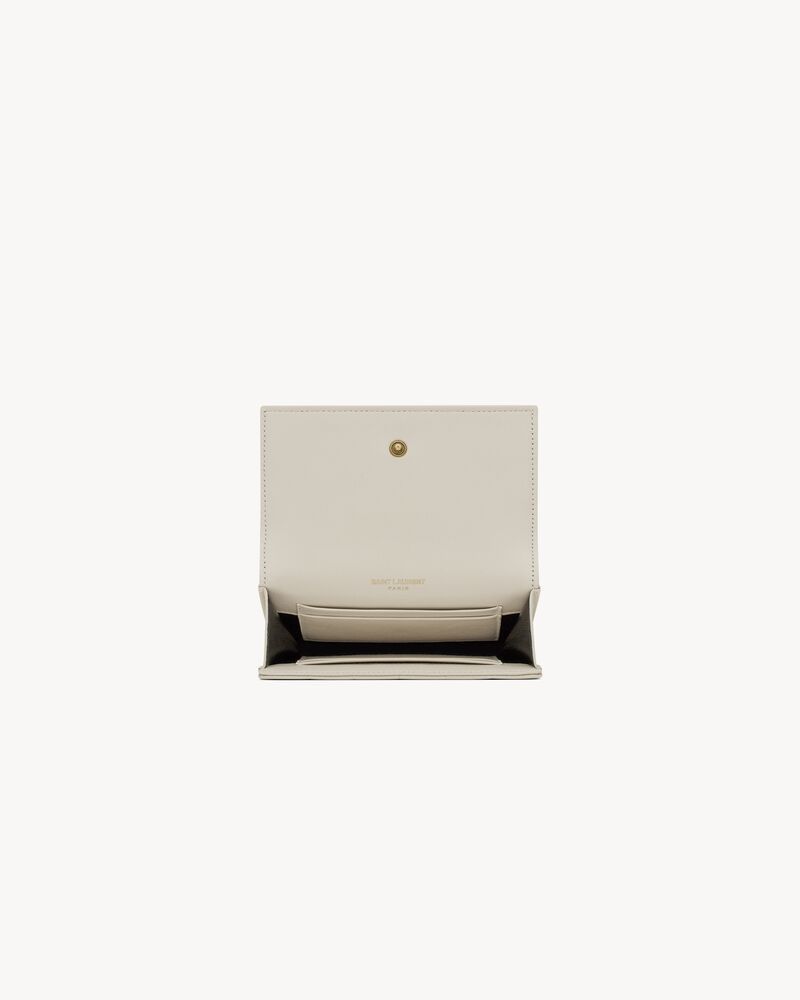 Saint Laurent Paris o1b1hav111125 Size: OS / Cassandre Matelasse Small Wallet Size ONE SIZE - 4 Thumbnail