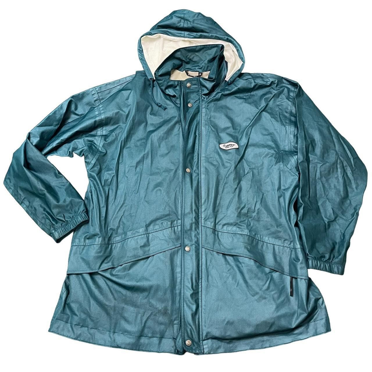 Vintage Vintage LOFFLER Packable Mens Rain Jacket Blue 90s L Size US L / EU 52-54 / 3 - 1 Thumbnail