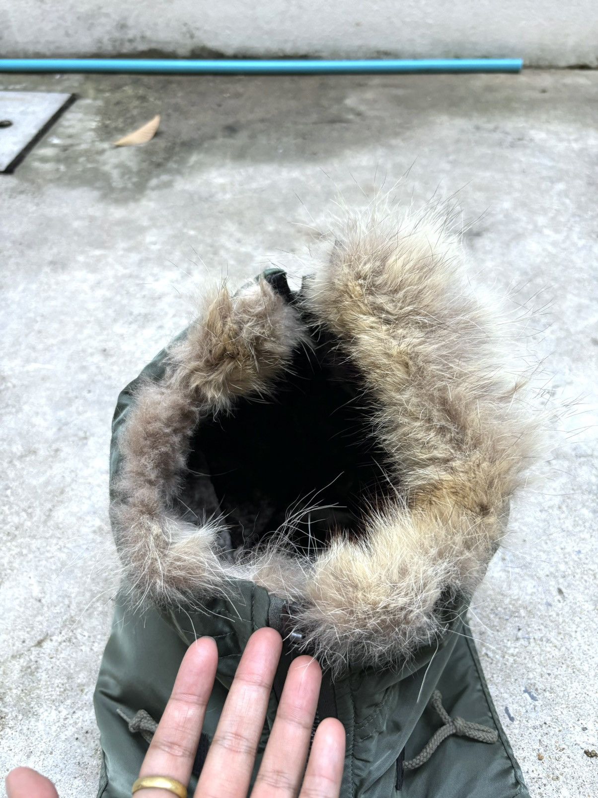 Alpha Industries Vintage Fur Bomber Jacket N-2B Green Size US M / EU 48-50 / 2 - 4 Thumbnail