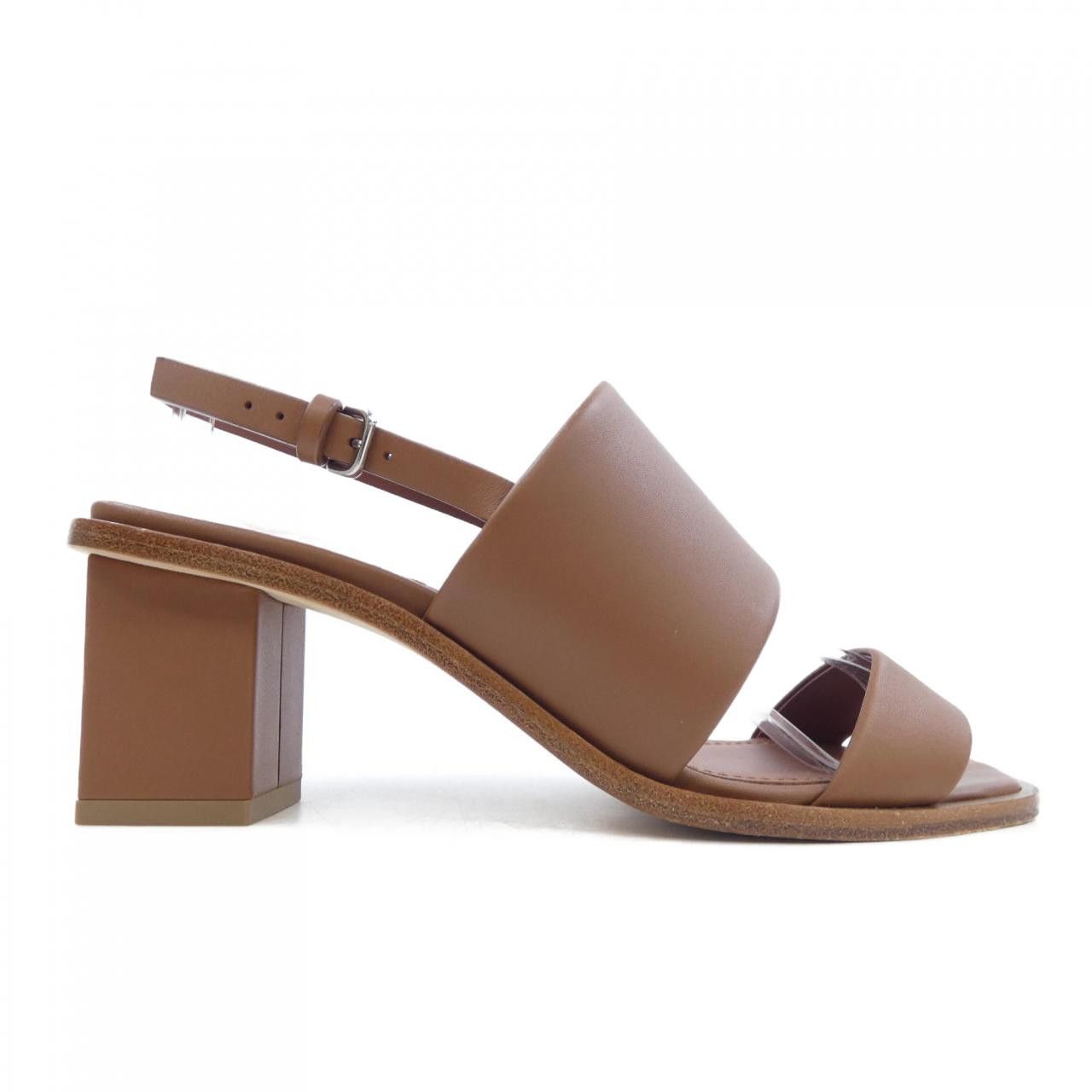 Loro Piana Loro Piana Sandals Leather Shoes Duty Free For Usa in Brown, Women's