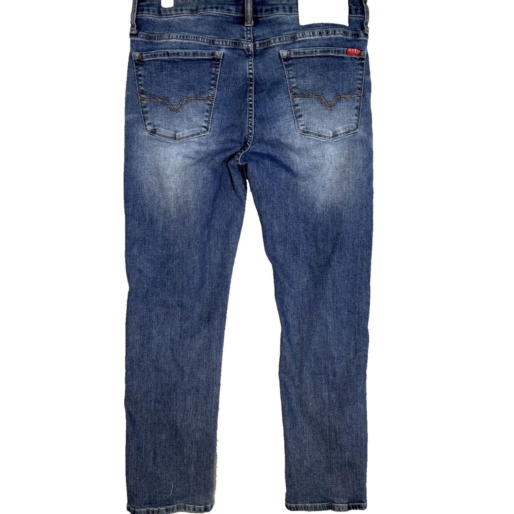Guess Guess Lincoln Jeans Men 32x30 Blue Denim Slim Straight Mid Rise Size US 32 / EU 48 - 2 Thumbnail