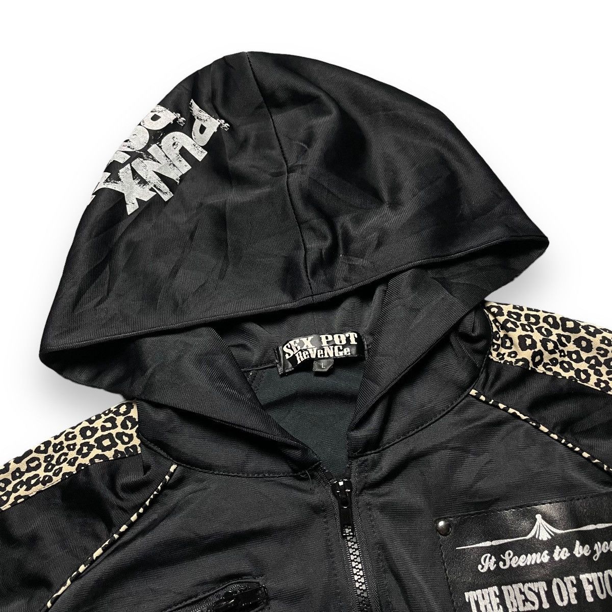 Sex Pot ReVeNGe 🇯🇵☠️ SEX POT REVENGE LEOPARD SKULL PUNK GOTHIC JACKET Size US M / EU 48-50 / 2 - 11 Thumbnail