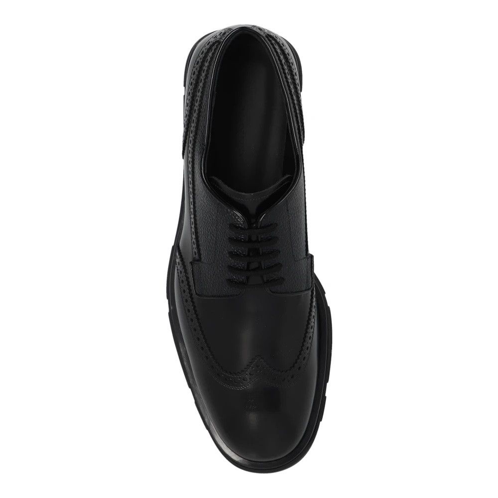 Alexander McQueen o1w1db10725 Shoe Leather S Rubber Scoff in Black Size US 8.5 / EU 41-42 - 4 Thumbnail