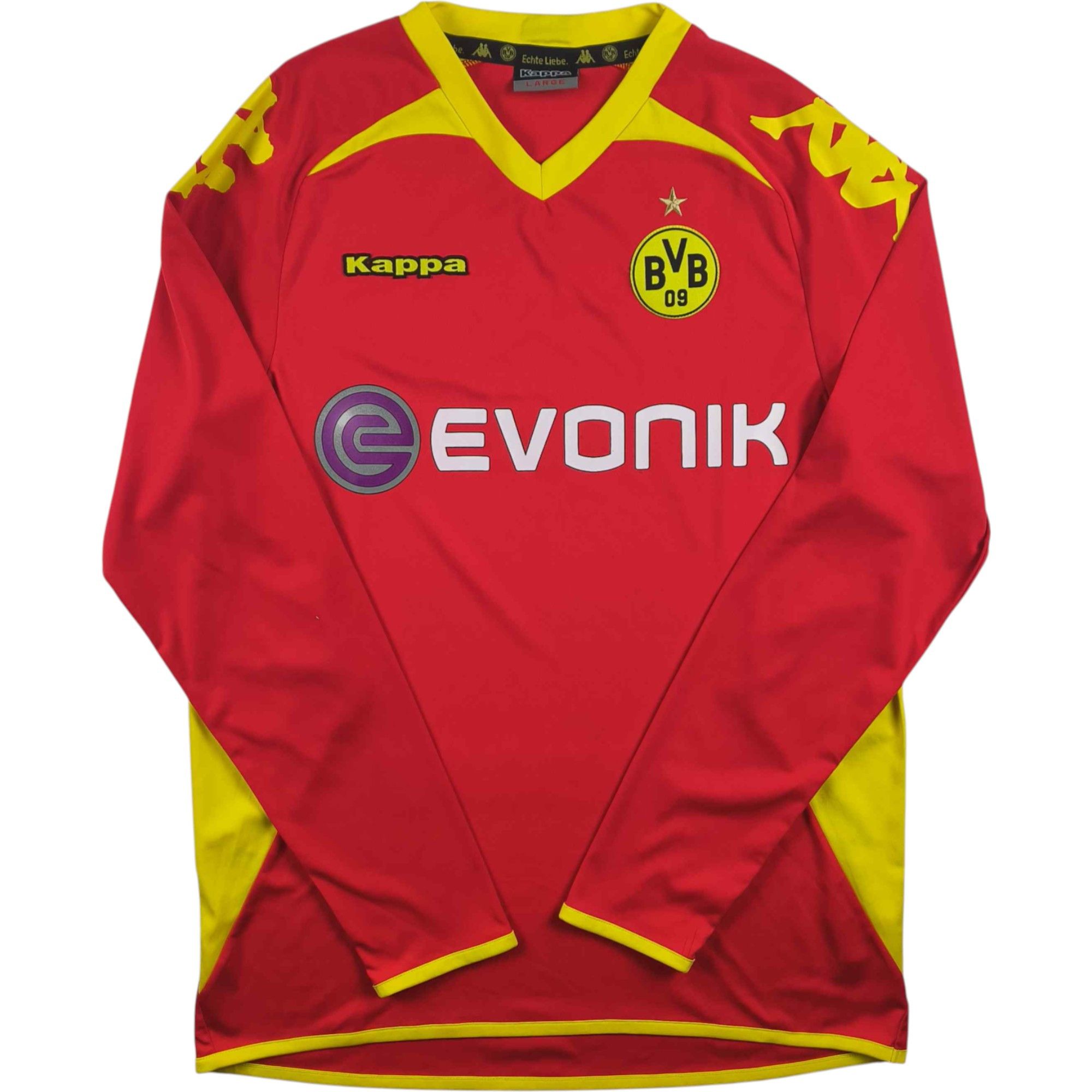 Kappa Borussia Dortmund 2011-12 Kappa goalkeeper football jersey L Size US L / EU 52-54 / 3 - 1 Thumbnail