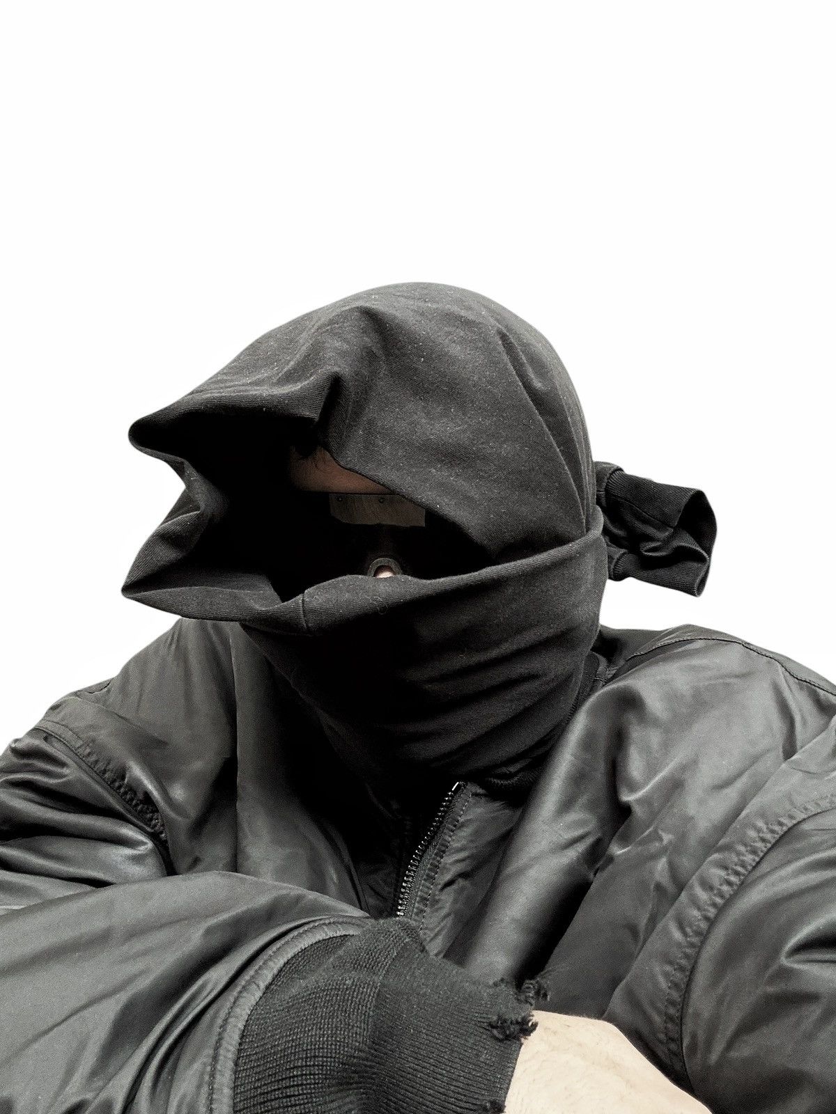 Balenciaga 2024 Incognito Silk Padded Bomber Shirt Hoodie Size US S / EU 44-46 / 1 - 4 Thumbnail
