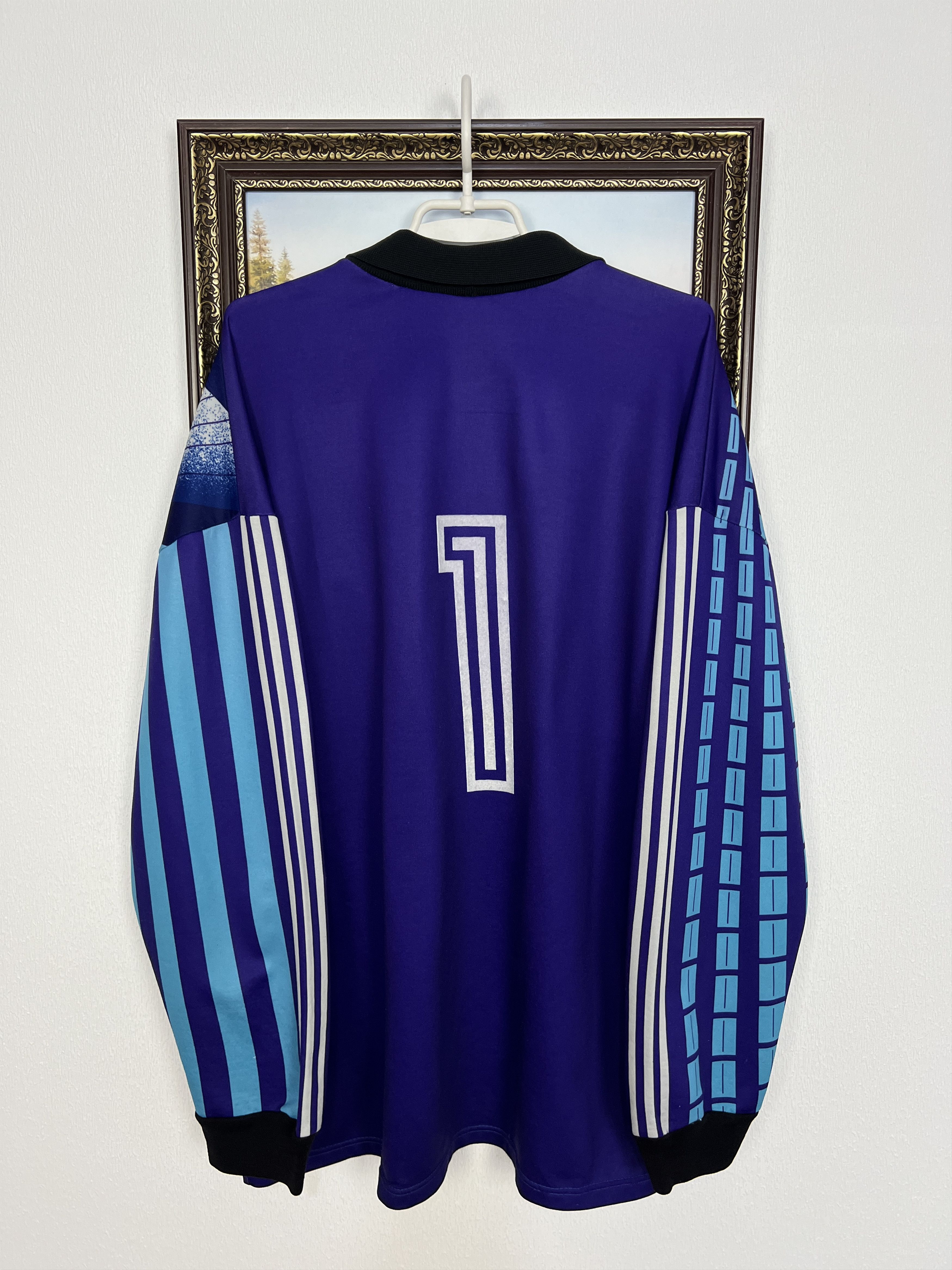 Adidas Hamburg Goalkeeper football shirt 1991 Soccer Jersey Trikot Size US XL / EU 56 / 4 - 10 Thumbnail
