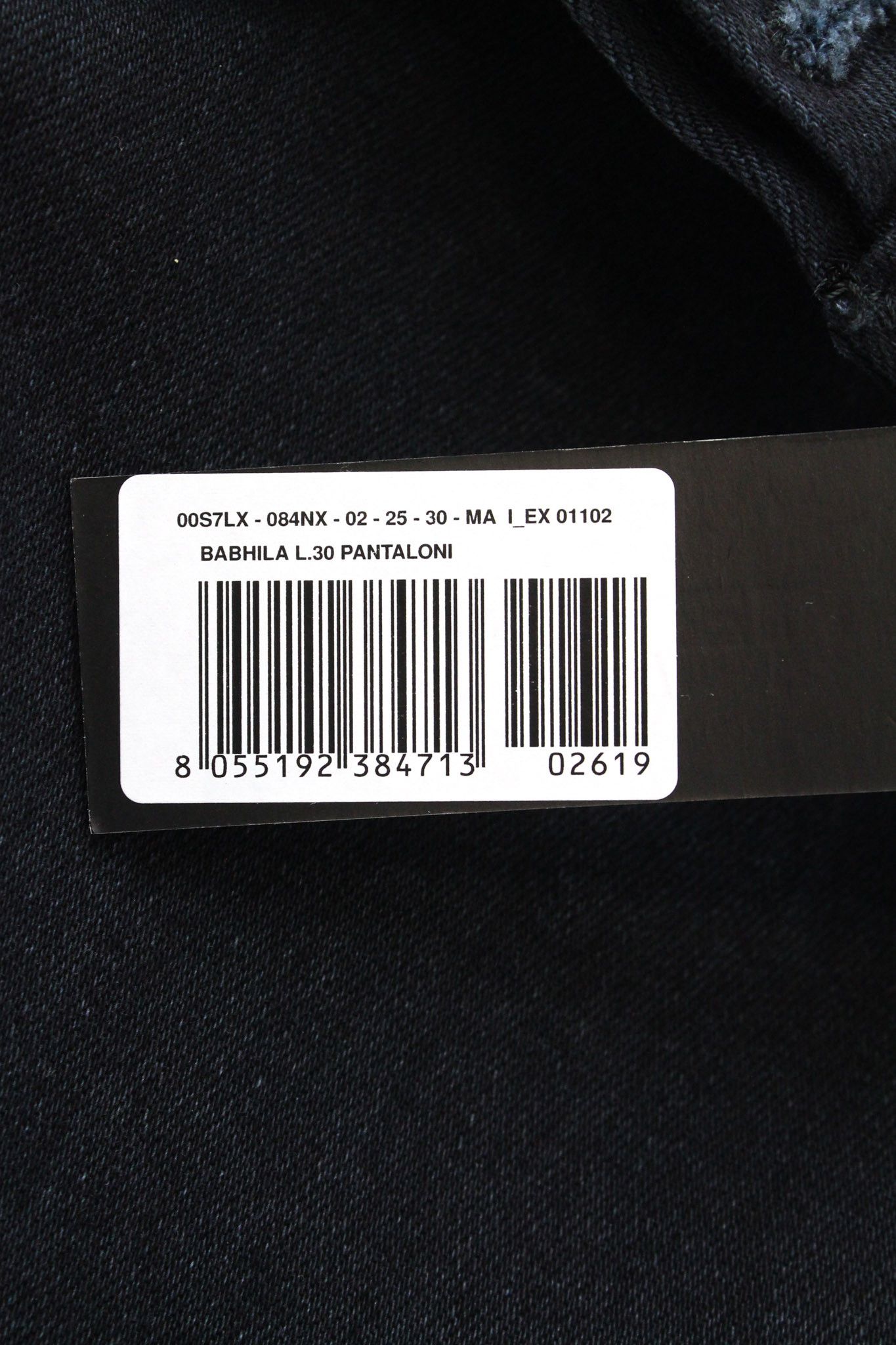 Diesel BABHILA 084NX W25/L30 Blue Stretch Jeans 70393 Size 25" / US 0 / IT 36 - 6 Thumbnail