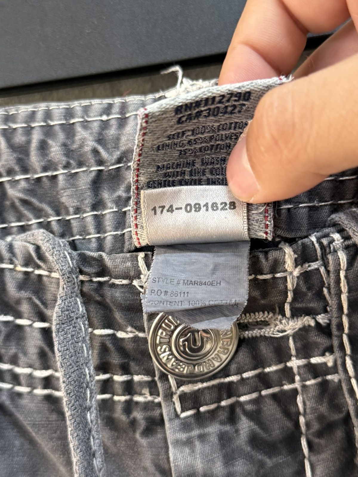 True Religion TRUE RELIGION Rare Vintage baggy cargo pants “Anthony” Size US 29 - 11 Thumbnail
