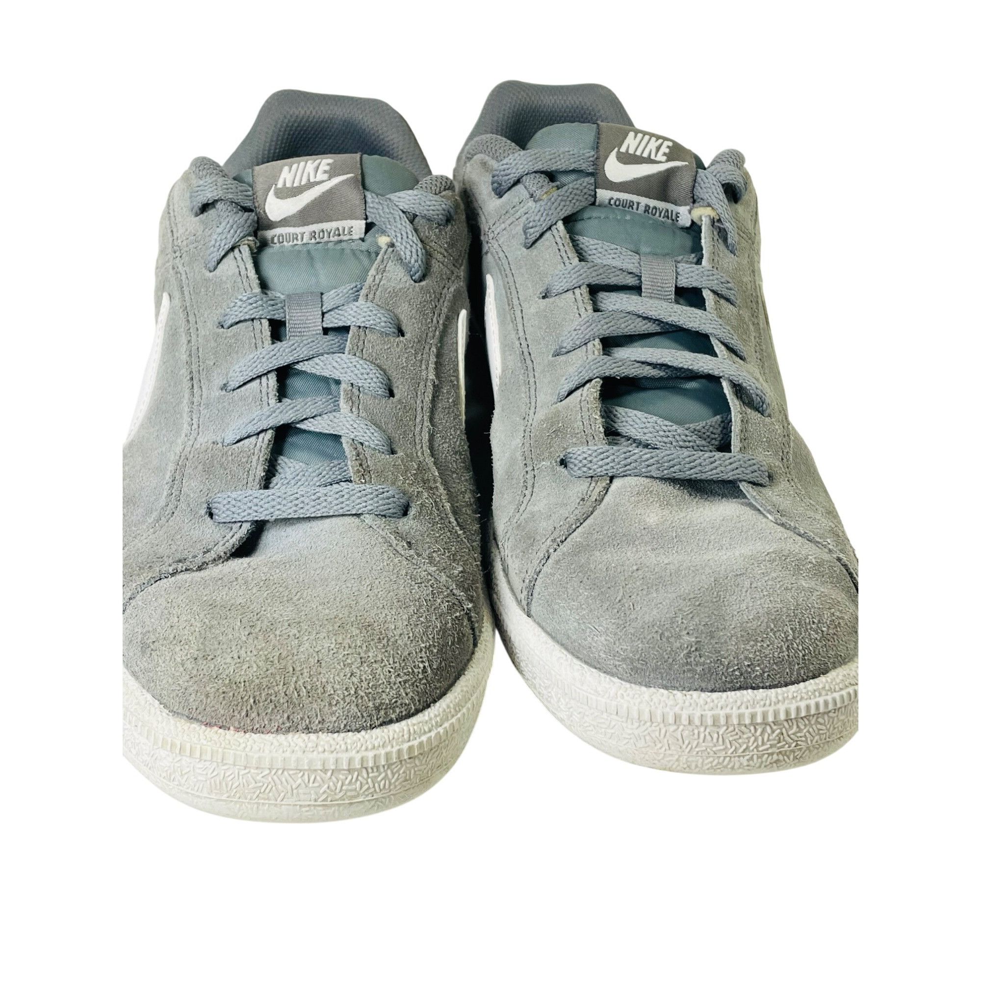 Nike Nike Gray Suede Sneakers Court Royal White Swoosh Men's Size Size US 10 / IT 40 - 8 Thumbnail