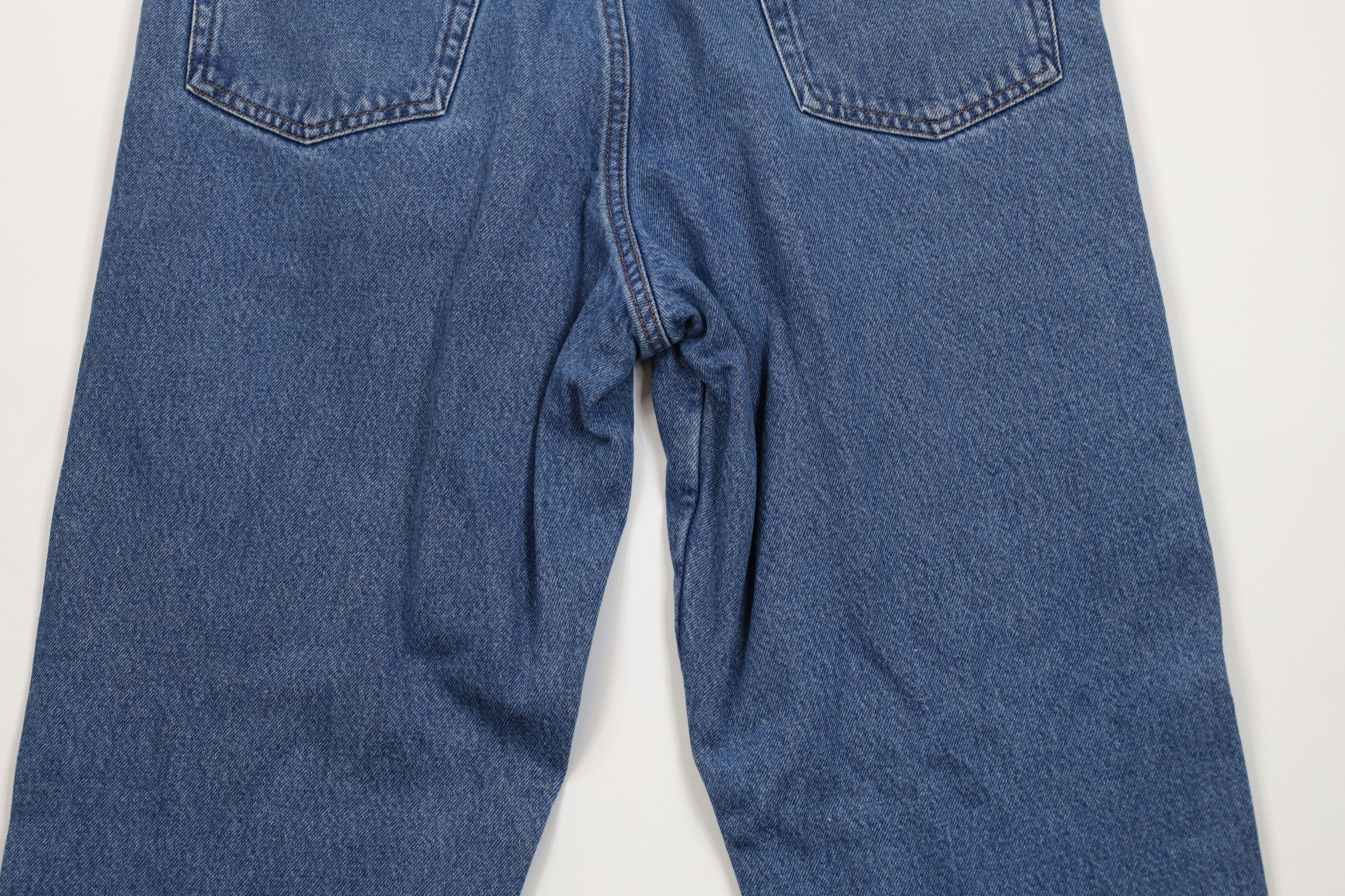 L.L. Bean Vintage 90s Y2K LL Bean Fit Flannel Lined Denim Jeans Blue Size US 34 / EU 50 - 14 Thumbnail