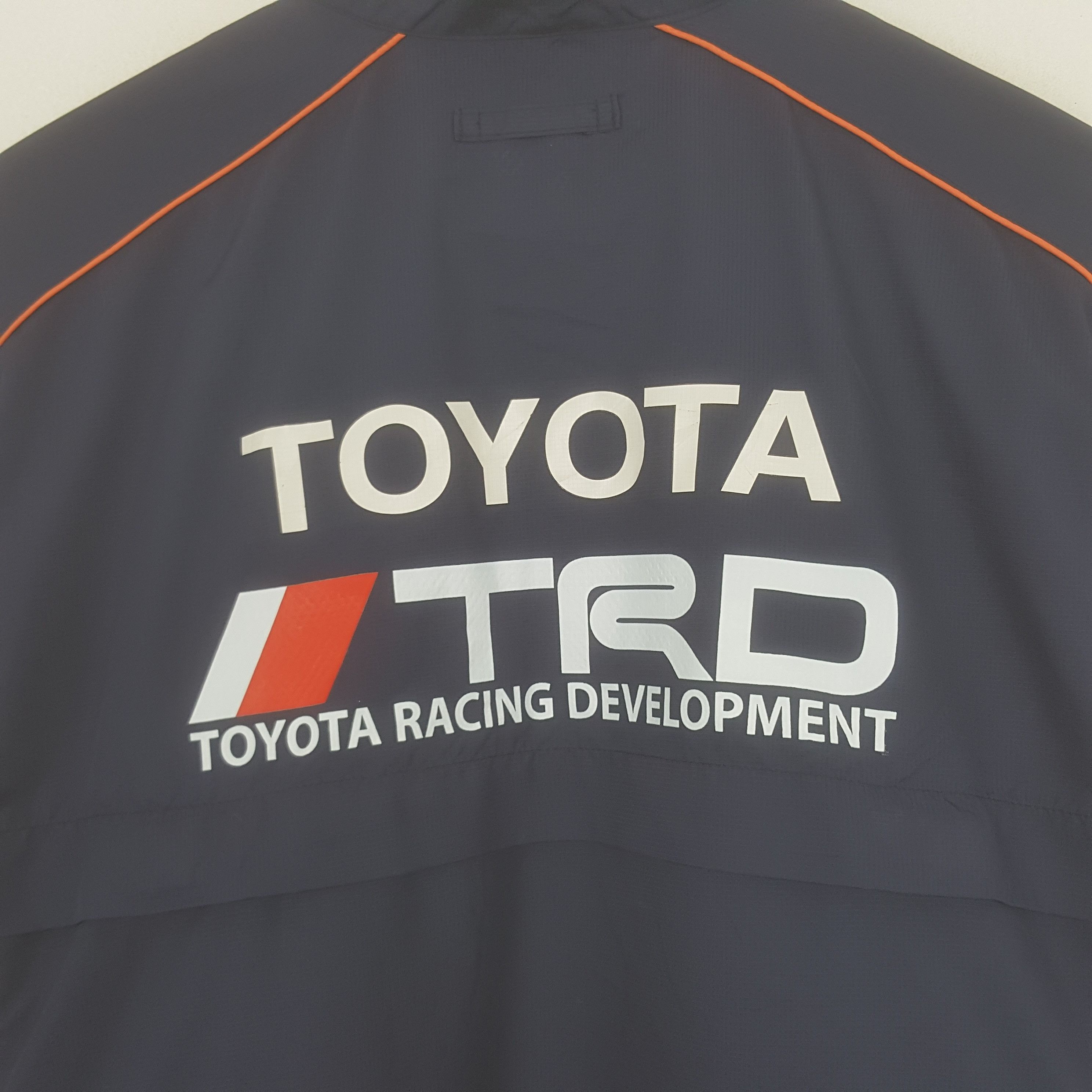 Japanese Brand × Vintage Vintage Toyota Racing Development Custom Windbreaker Jacket Size US XL / EU 56 / 4 - 2 Thumbnail