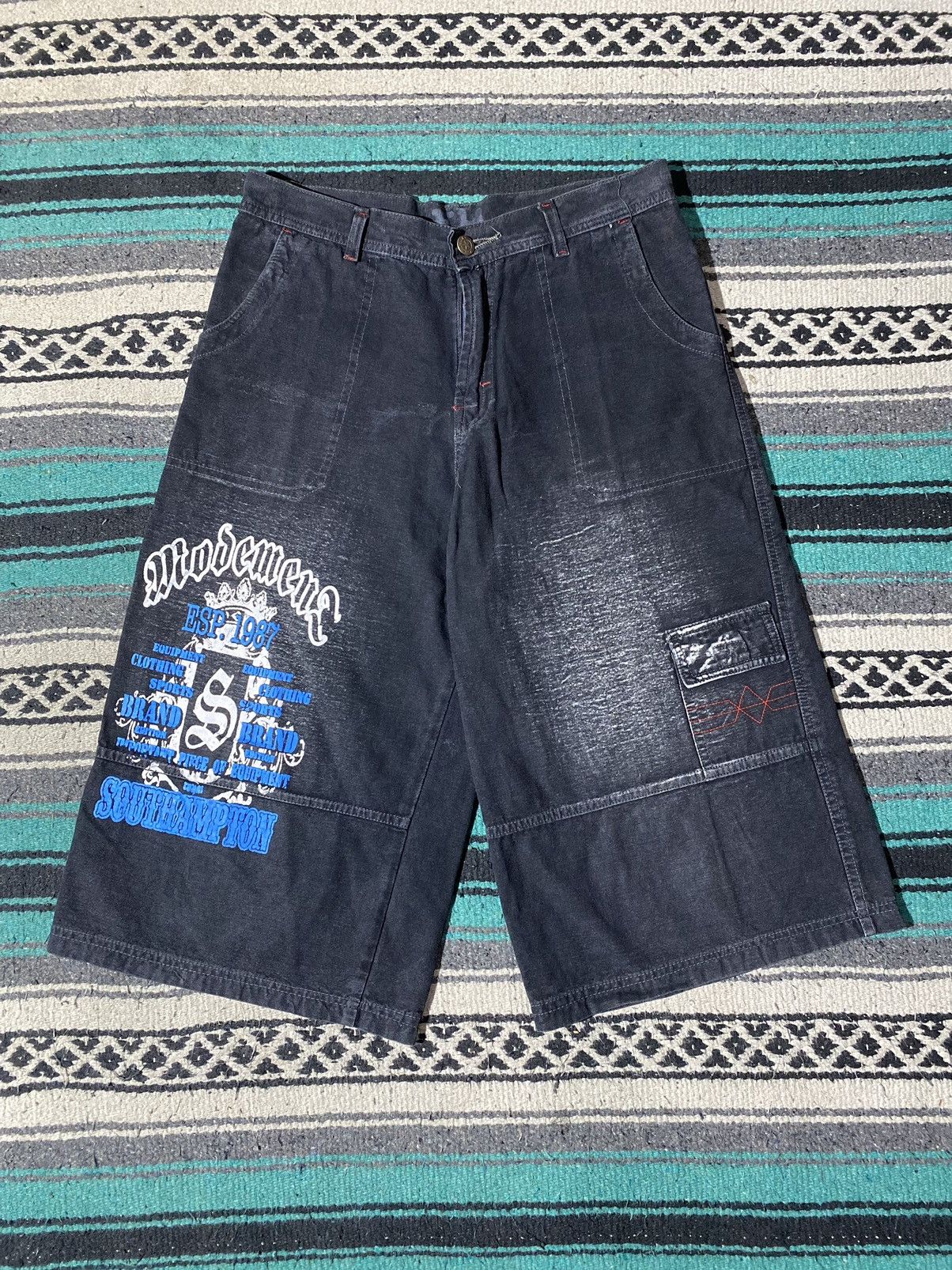 Dogtown × JNCO Y2K Unknown Carpenter Jorts Size US 29 - 2 Thumbnail