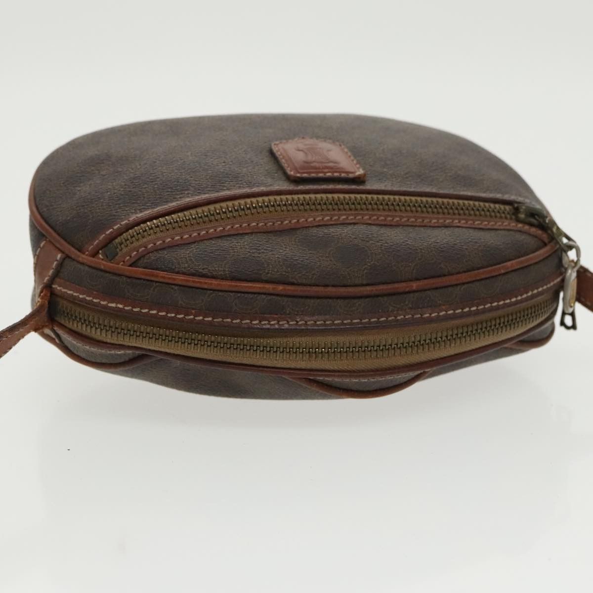 Celine CELINE Macadam Canvas Shoulder Bag Pvc Leather Brown Gold Size ONE SIZE - 6 Thumbnail