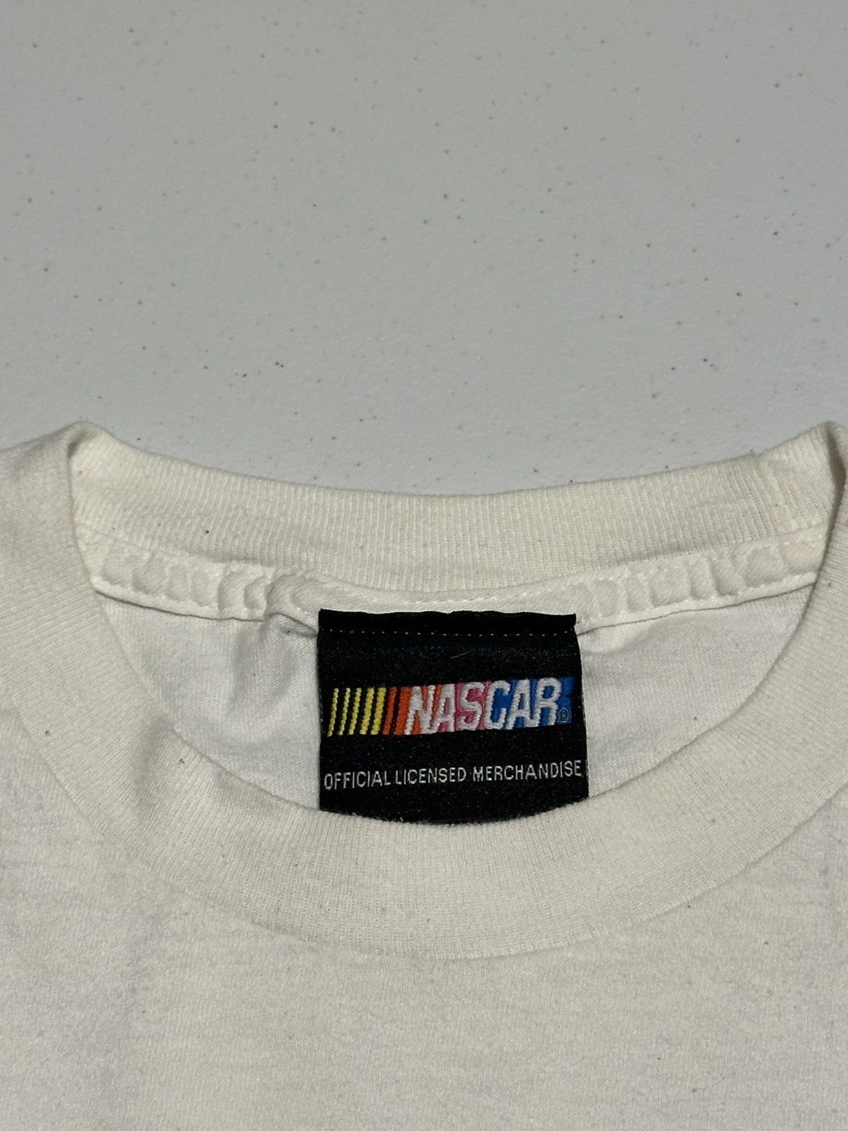 NASCAR Vintage Nascar Racing White Spell out T-shirt Size US L / EU 52-54 / 3 - 3 Thumbnail