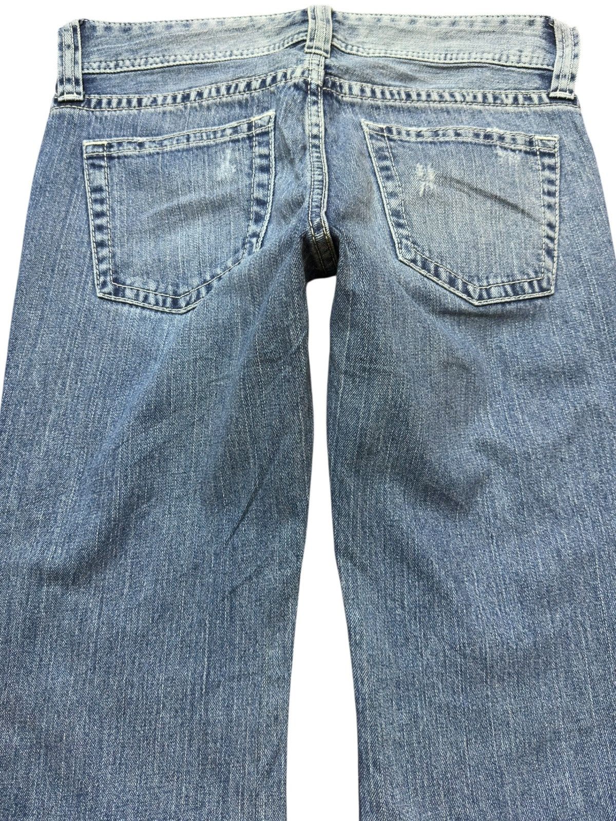 Uniqlo Vintage Uniqlo Flare Grunge Ripped Distressed Denim Size US 31 - 5 Thumbnail